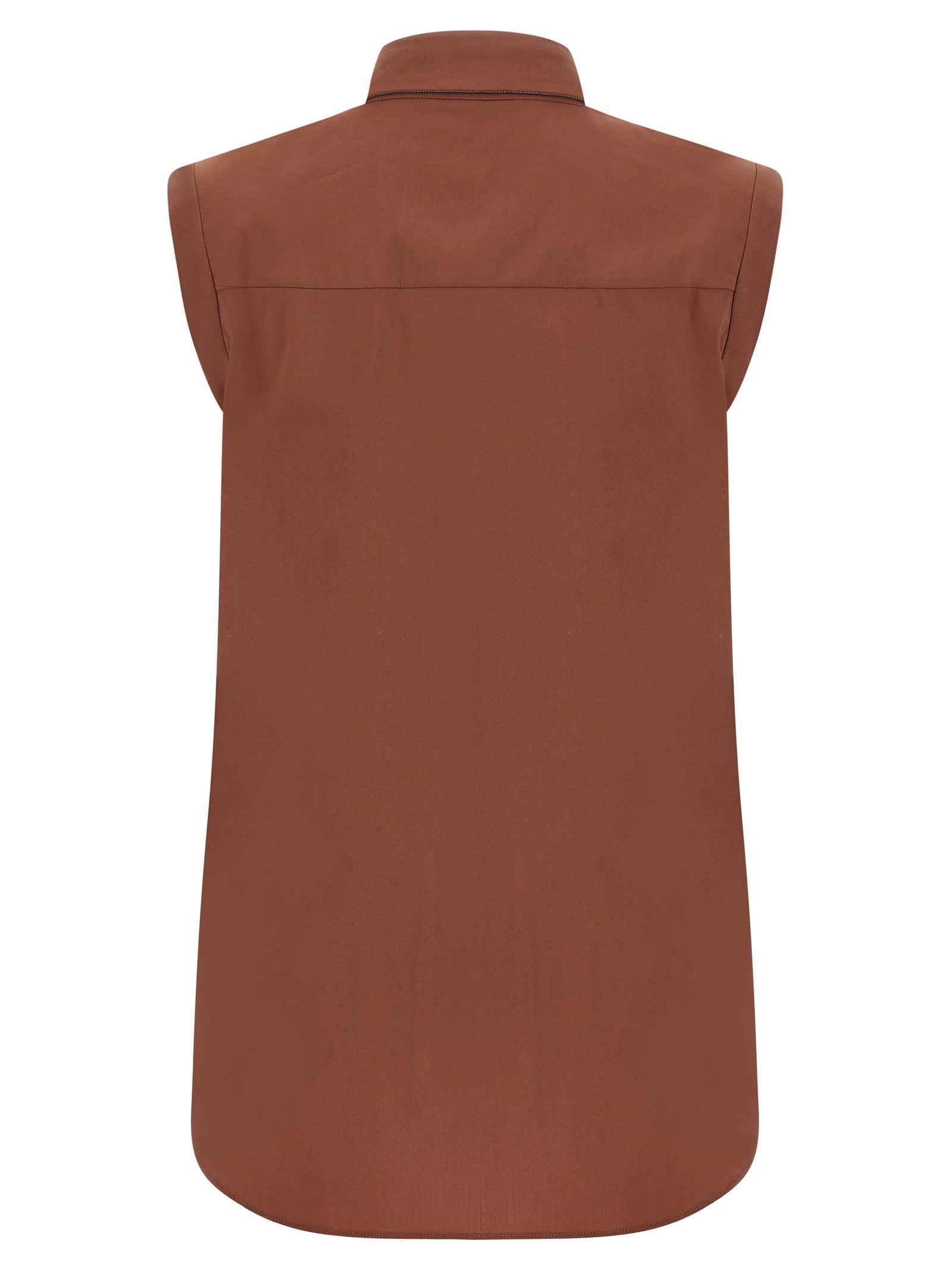 Brunello Cucinelli Women's Shiny Trim Shirt
