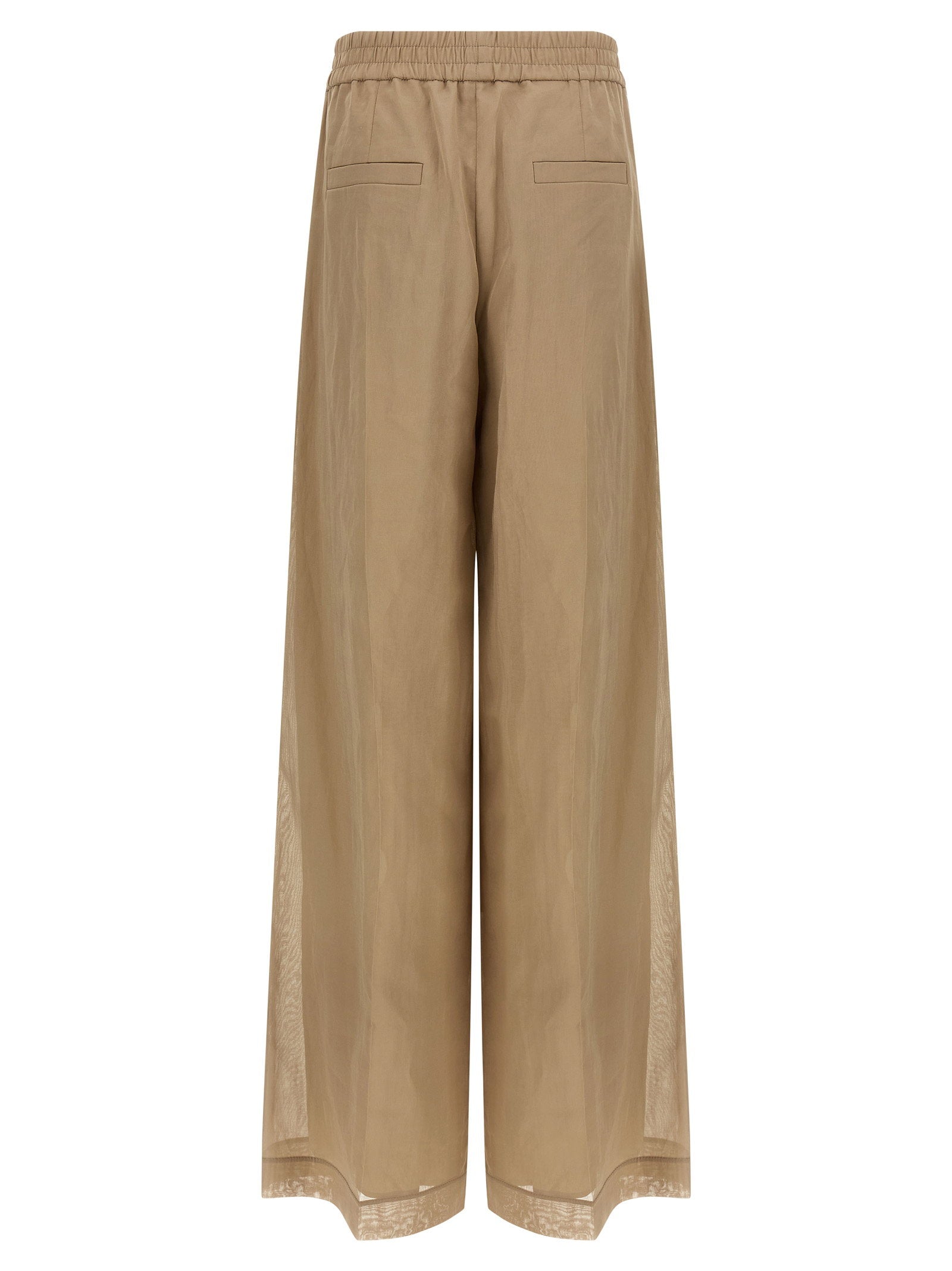 Brunello Cucinelli Women's Loose Track Pants
