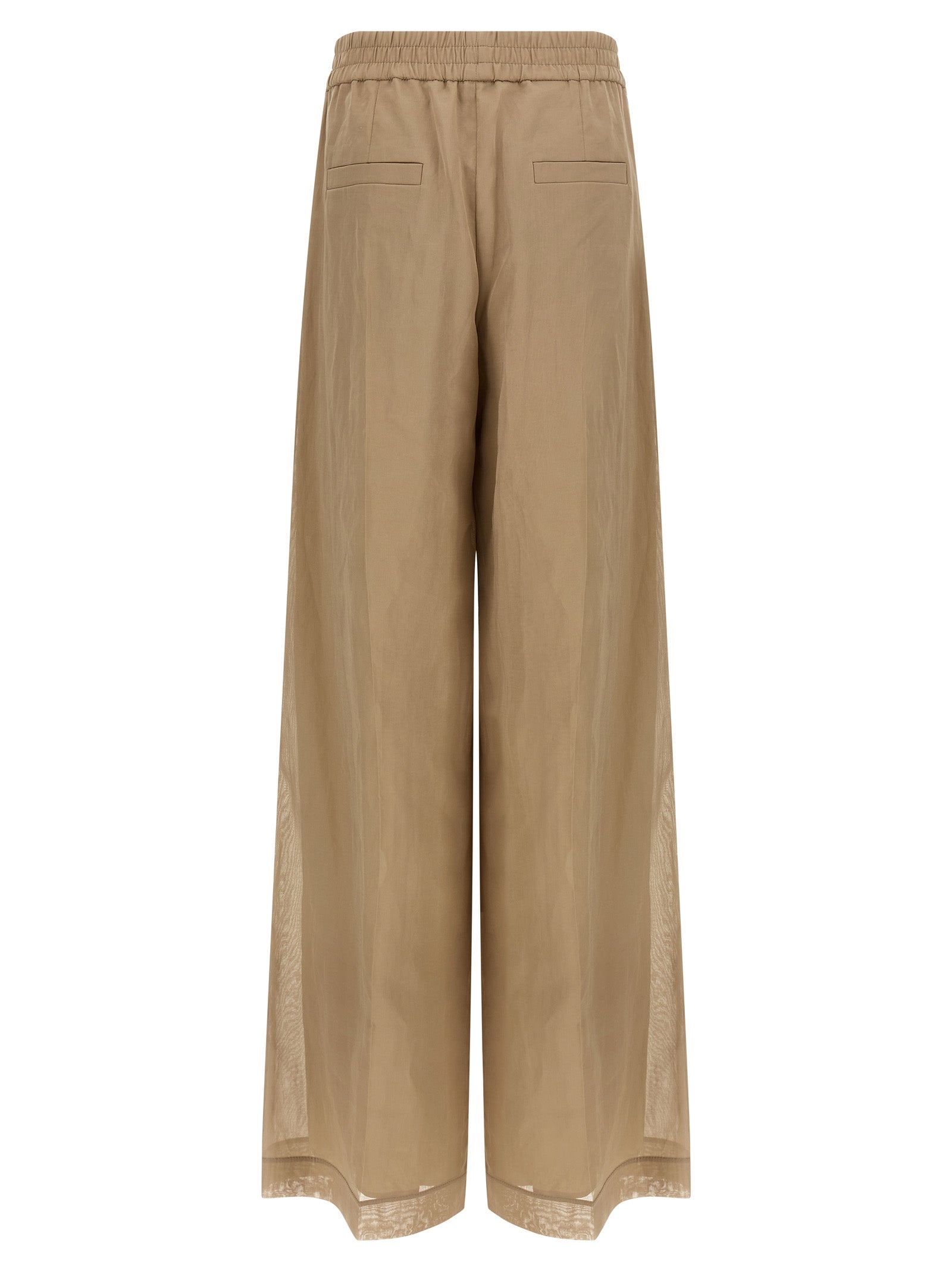 Brunello Cucinelli Women's Loose Track Pants