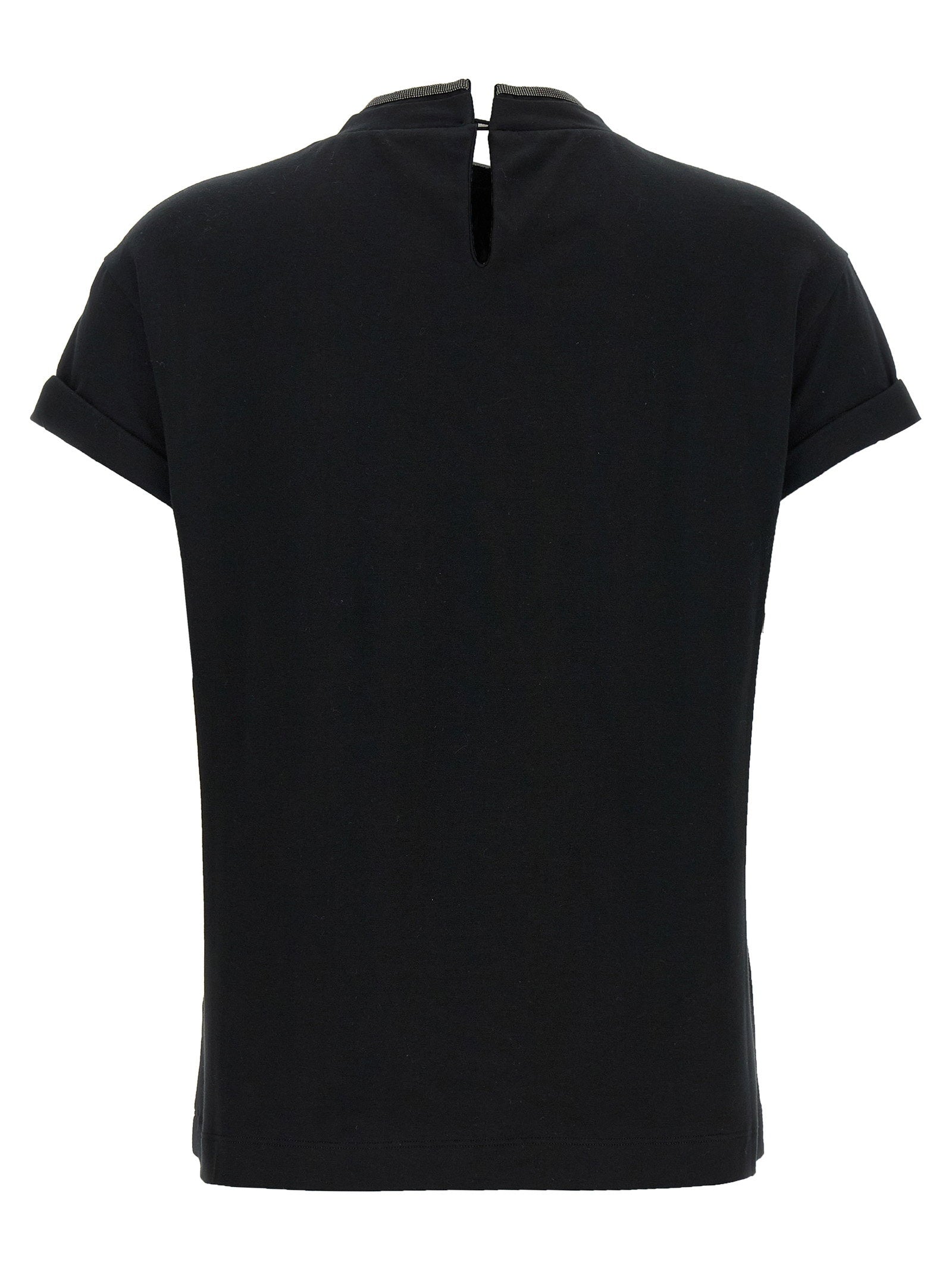 Brunello Cucinelli Women's Monile Crew-Neck T-Shirt