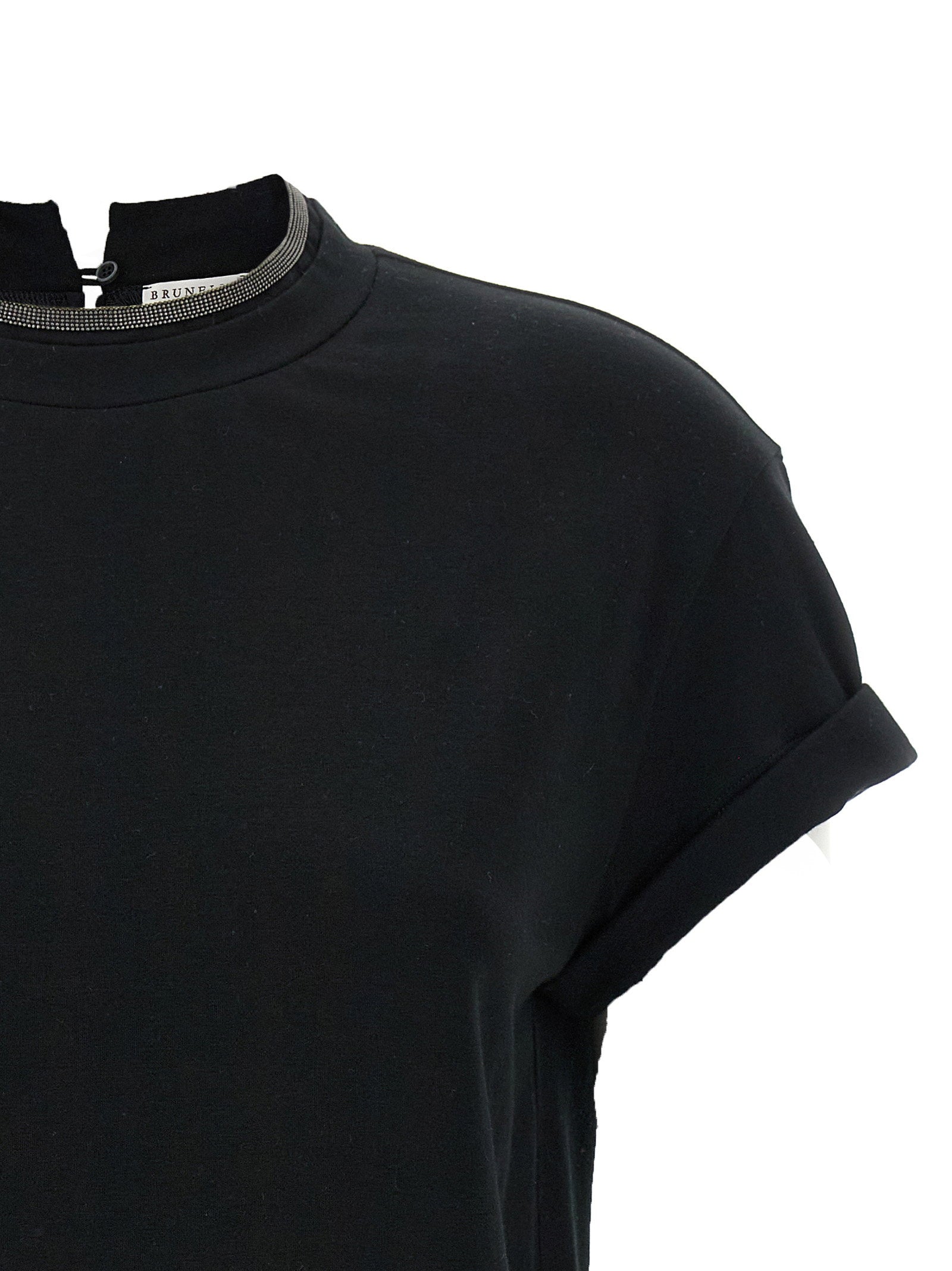 Brunello Cucinelli Women's Monile Crew-Neck T-Shirt