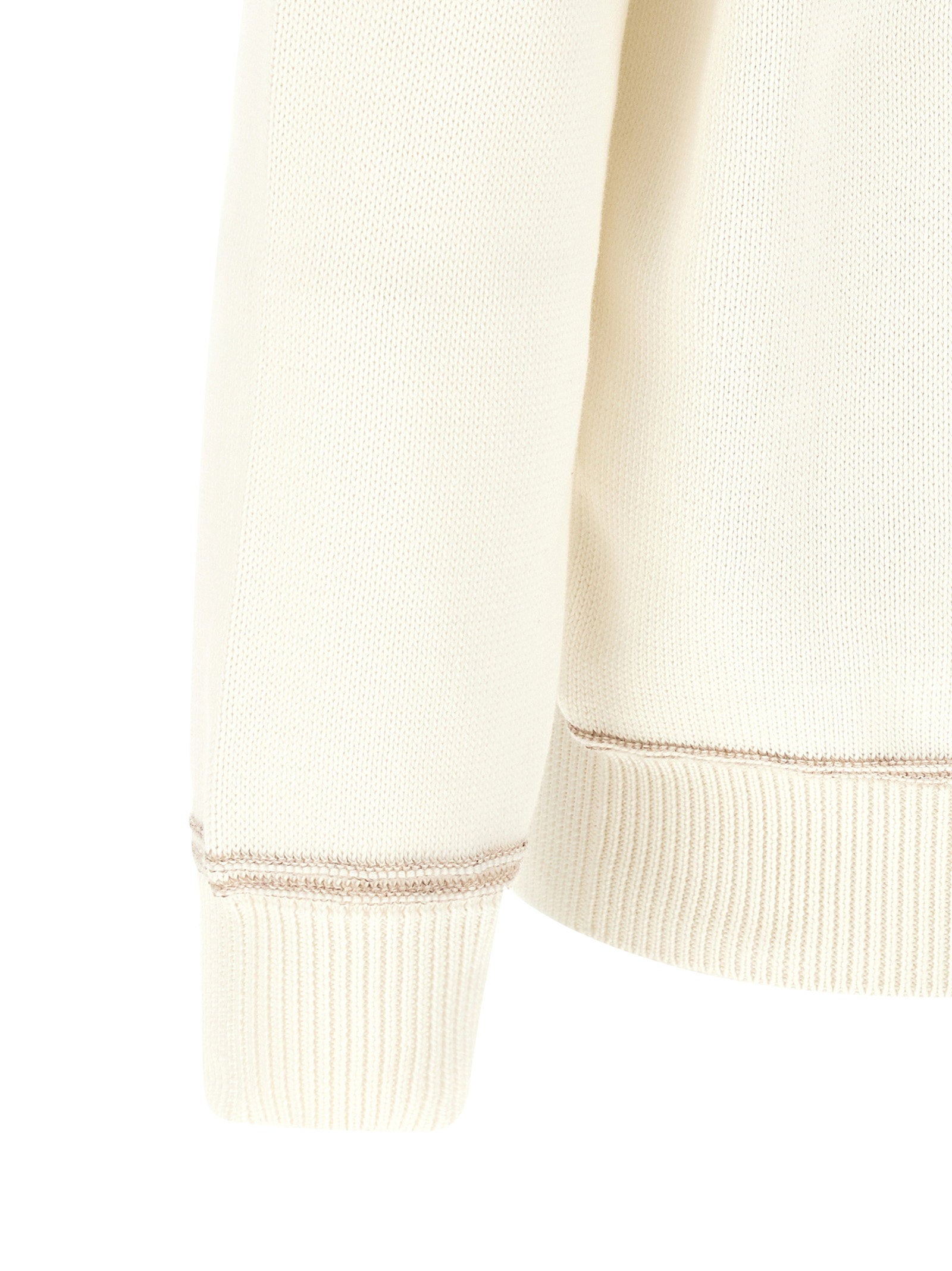 Brunello Cucinelli Men's Braided Jacquard Shoulders Cardigan