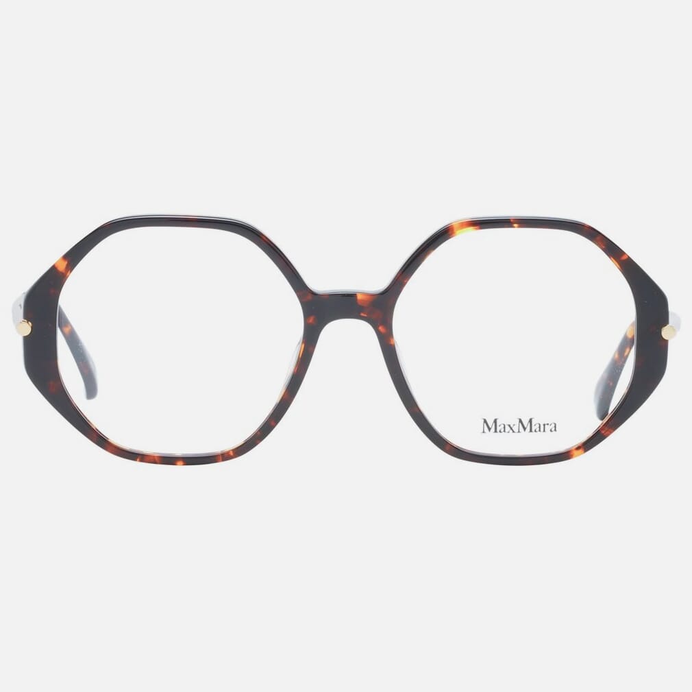 Max Mara Brown Plastic Glasses Women's (Frames)
