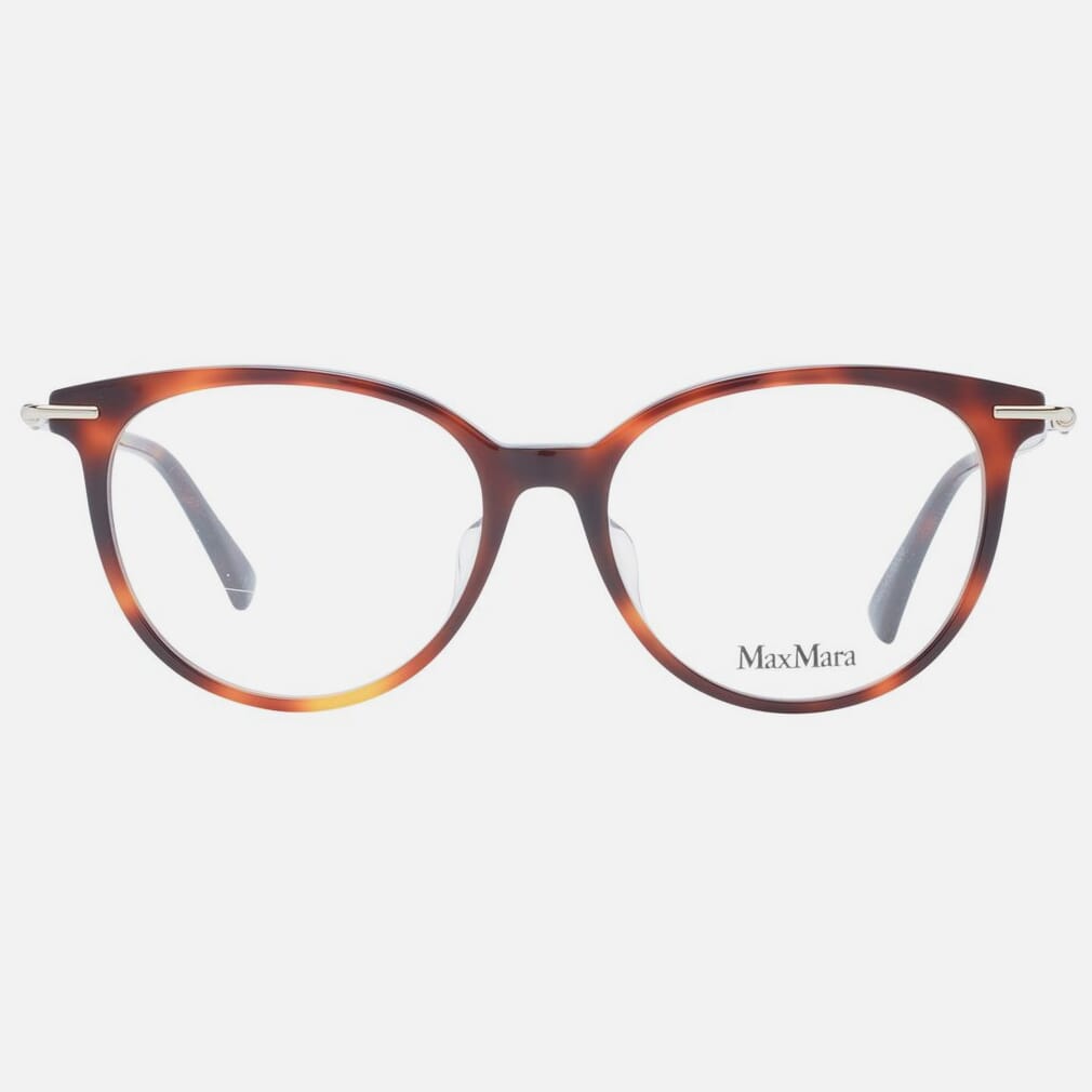Max Mara Brown Plastic Glasses Women's (Frames)