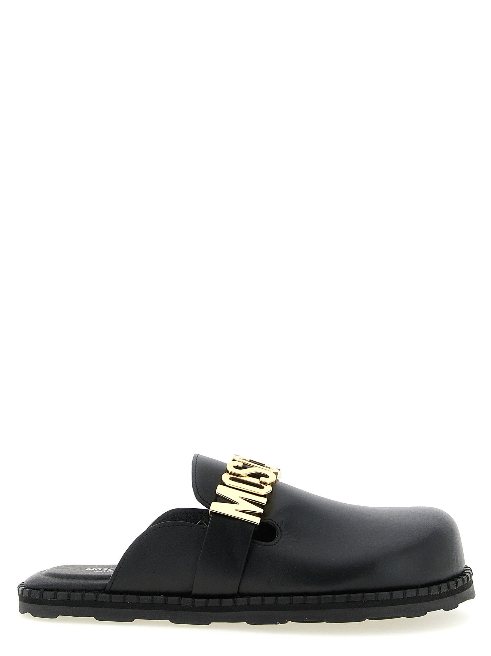 Moschino Women's Leather Sabots