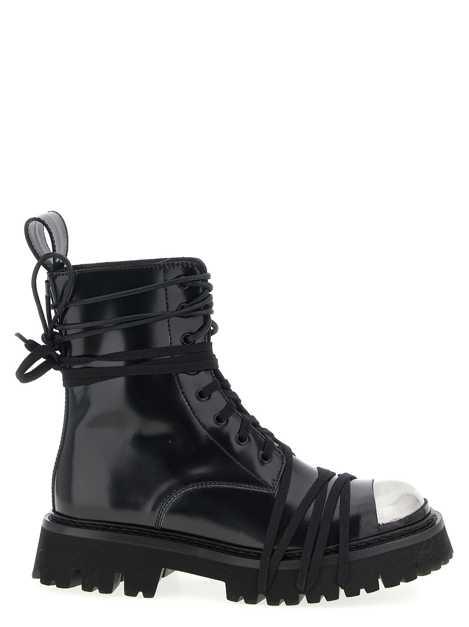 Moschino Women's Combat Combat Boots