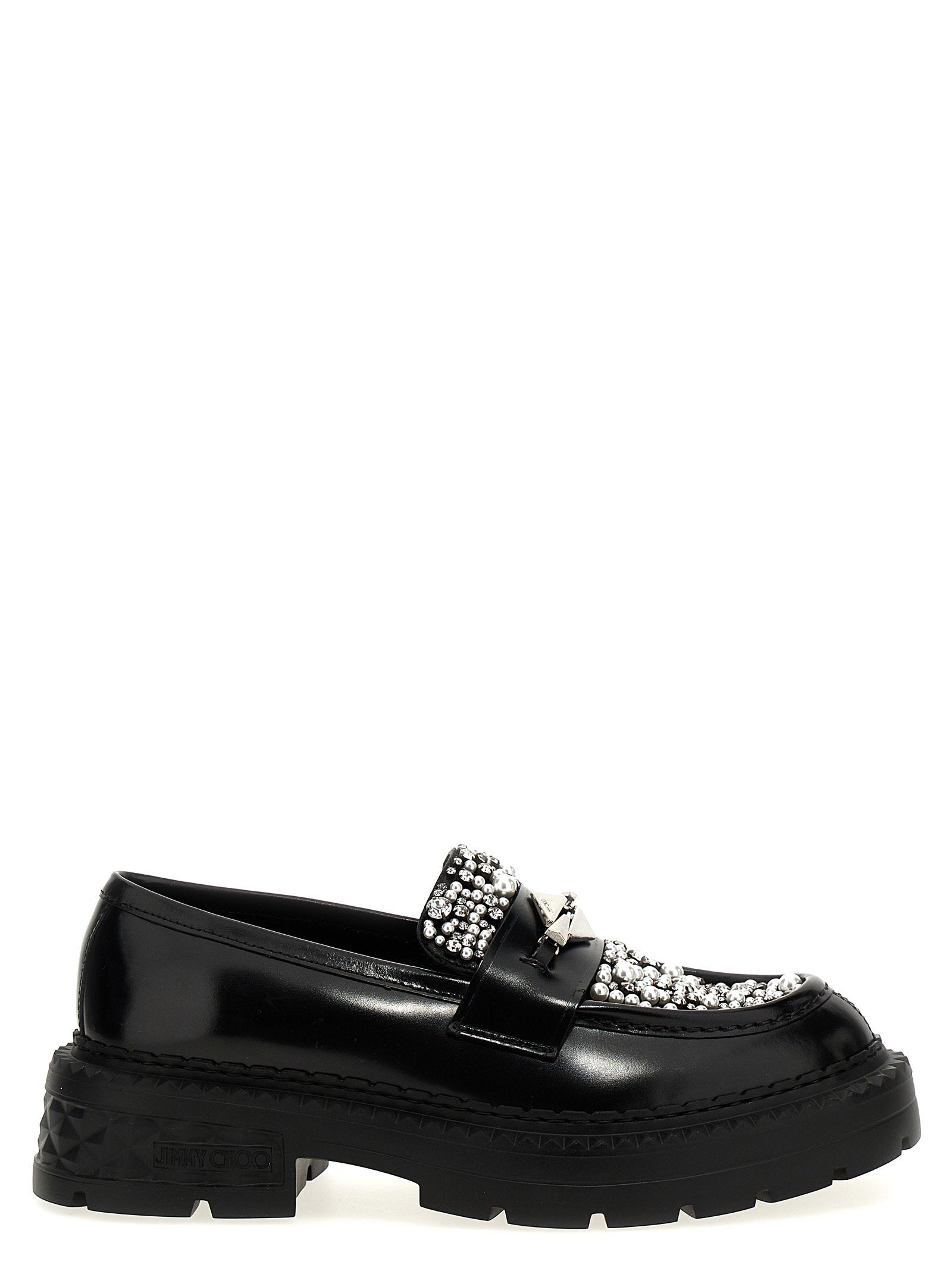 Jimmy Choo Women's Marlow Diamond Loafers