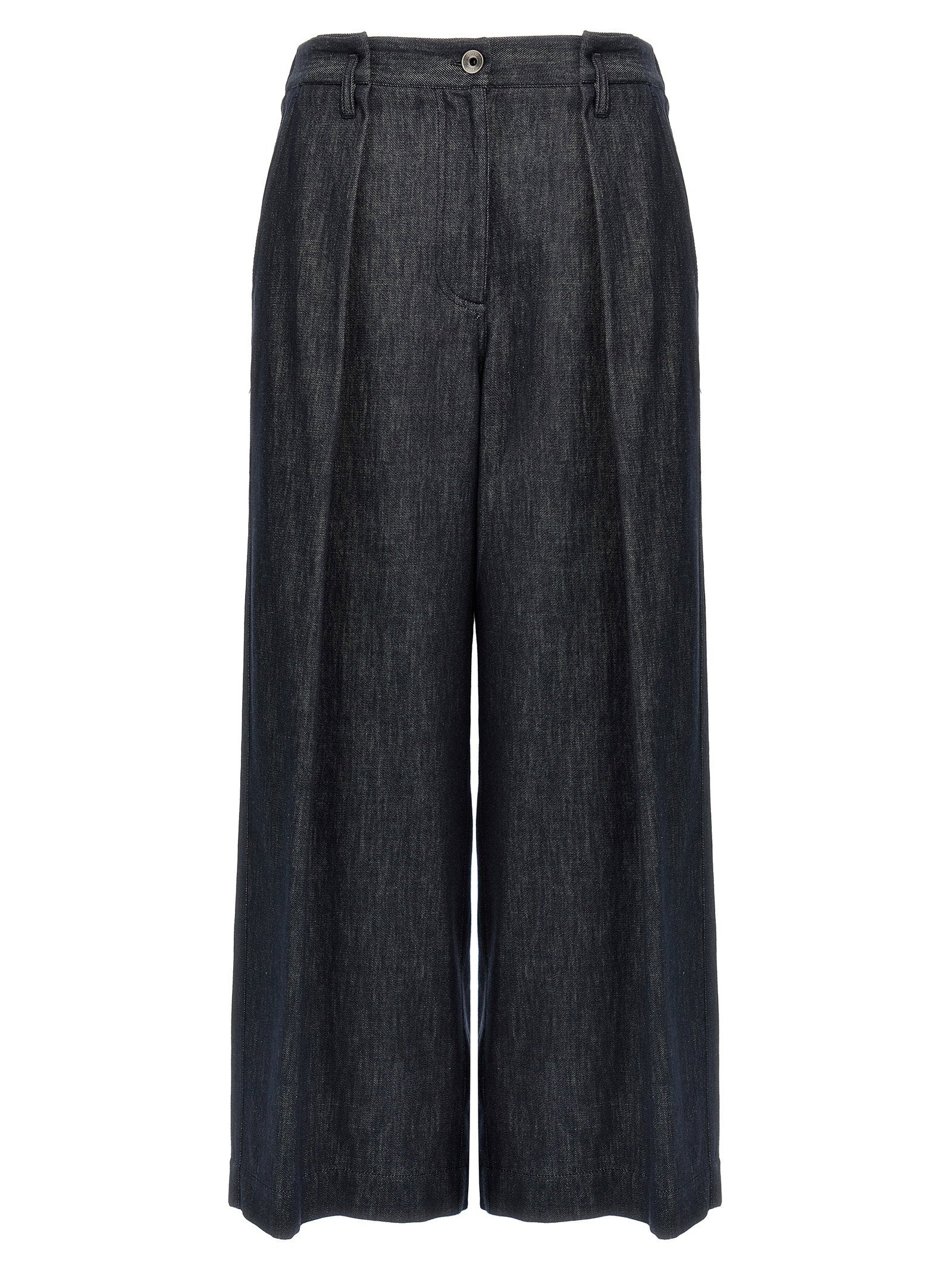 Brunello Cucinelli Women's A-Line Pleated Pants