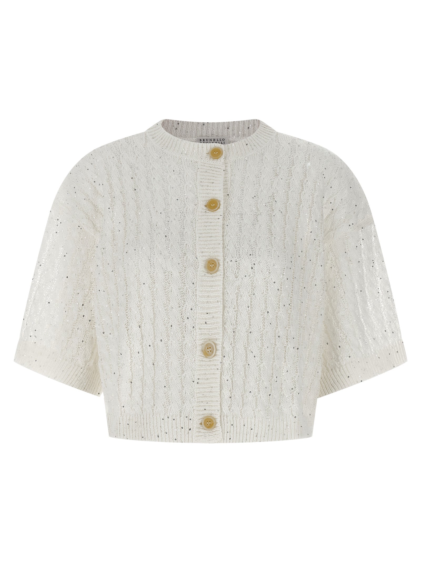 Brunello Cucinelli Women's Dazzling Cable Cardigan