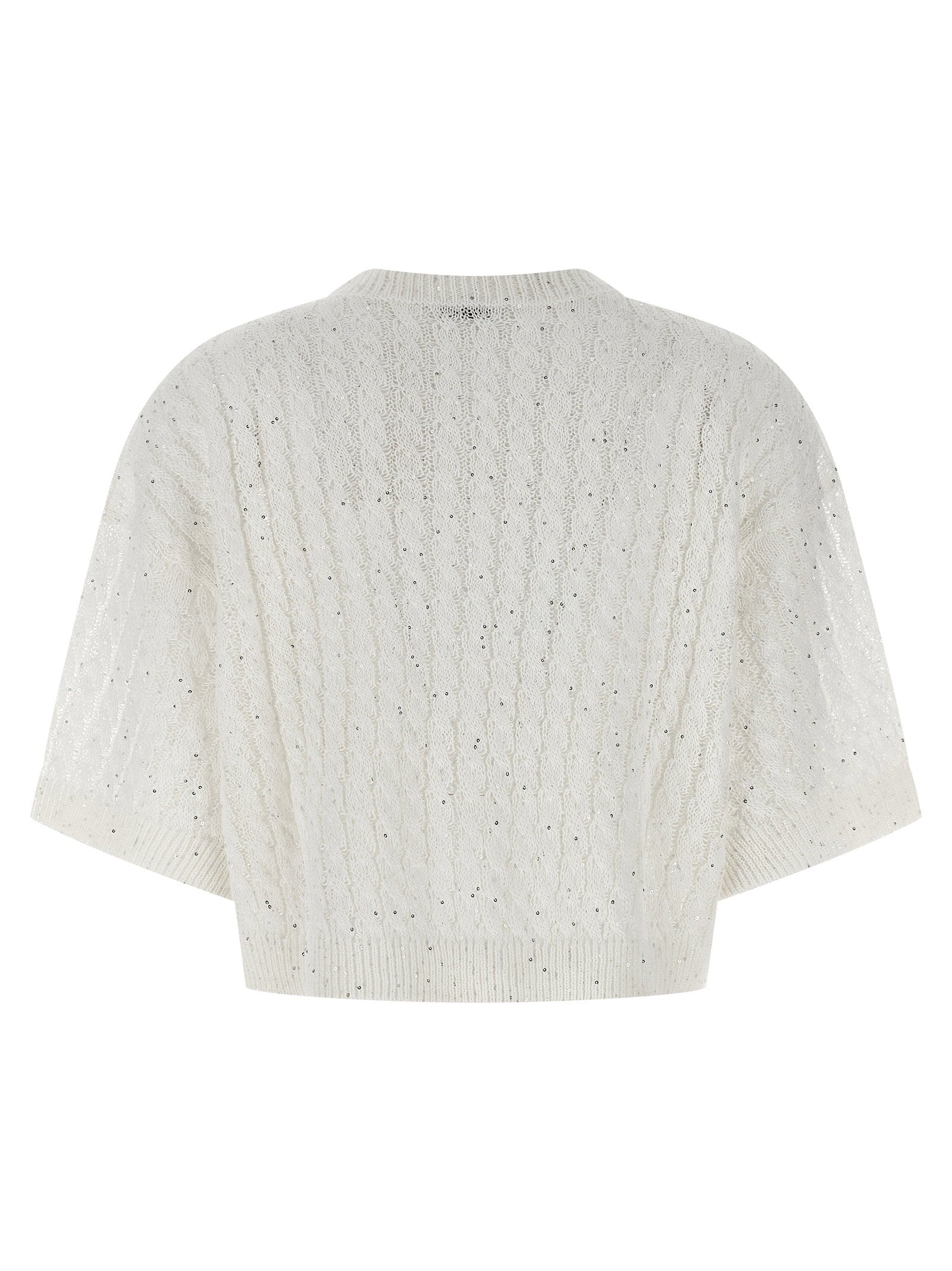 Brunello Cucinelli Women's Dazzling Cable Cardigan