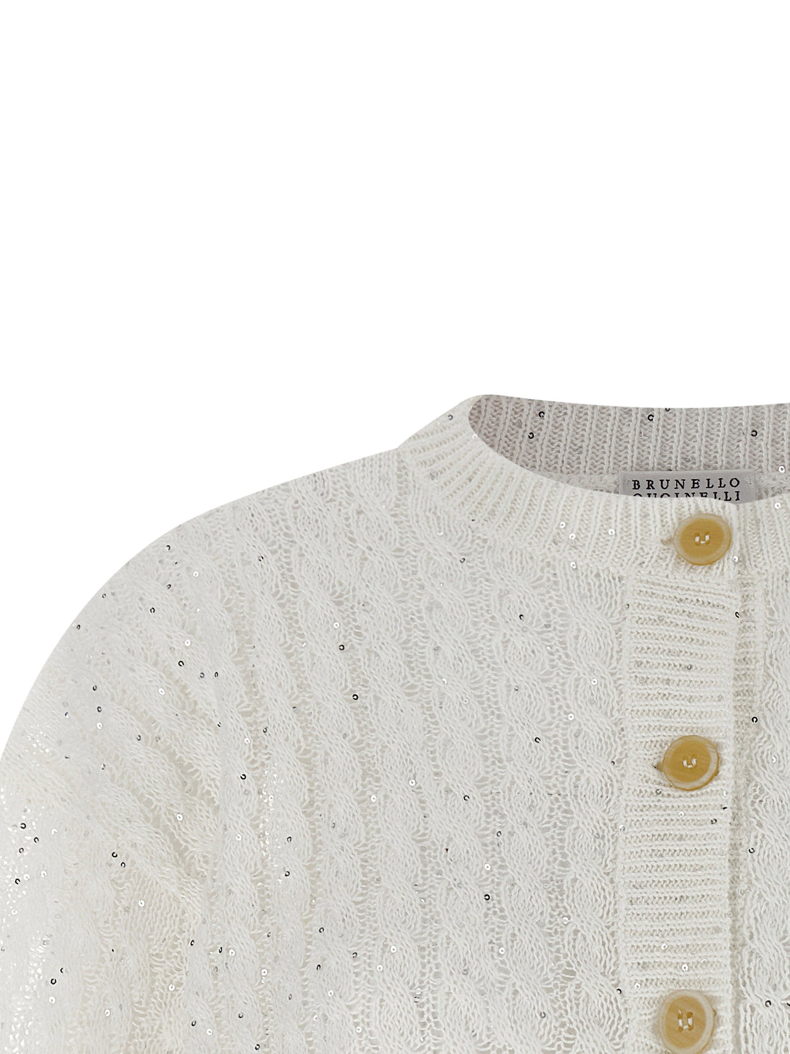 Brunello Cucinelli Women's Dazzling Cable Cardigan