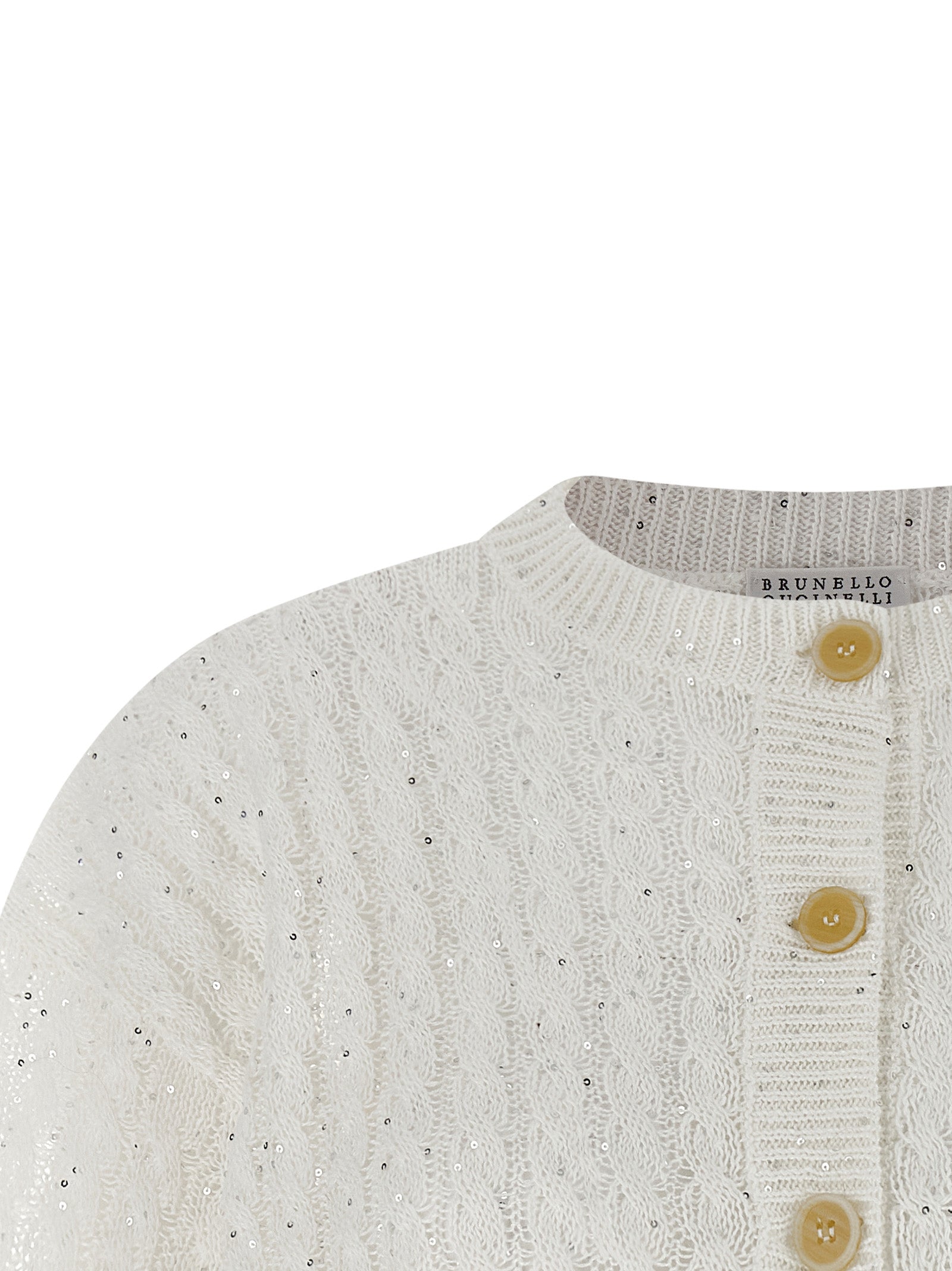 Brunello Cucinelli Women's Dazzling Cable Cardigan