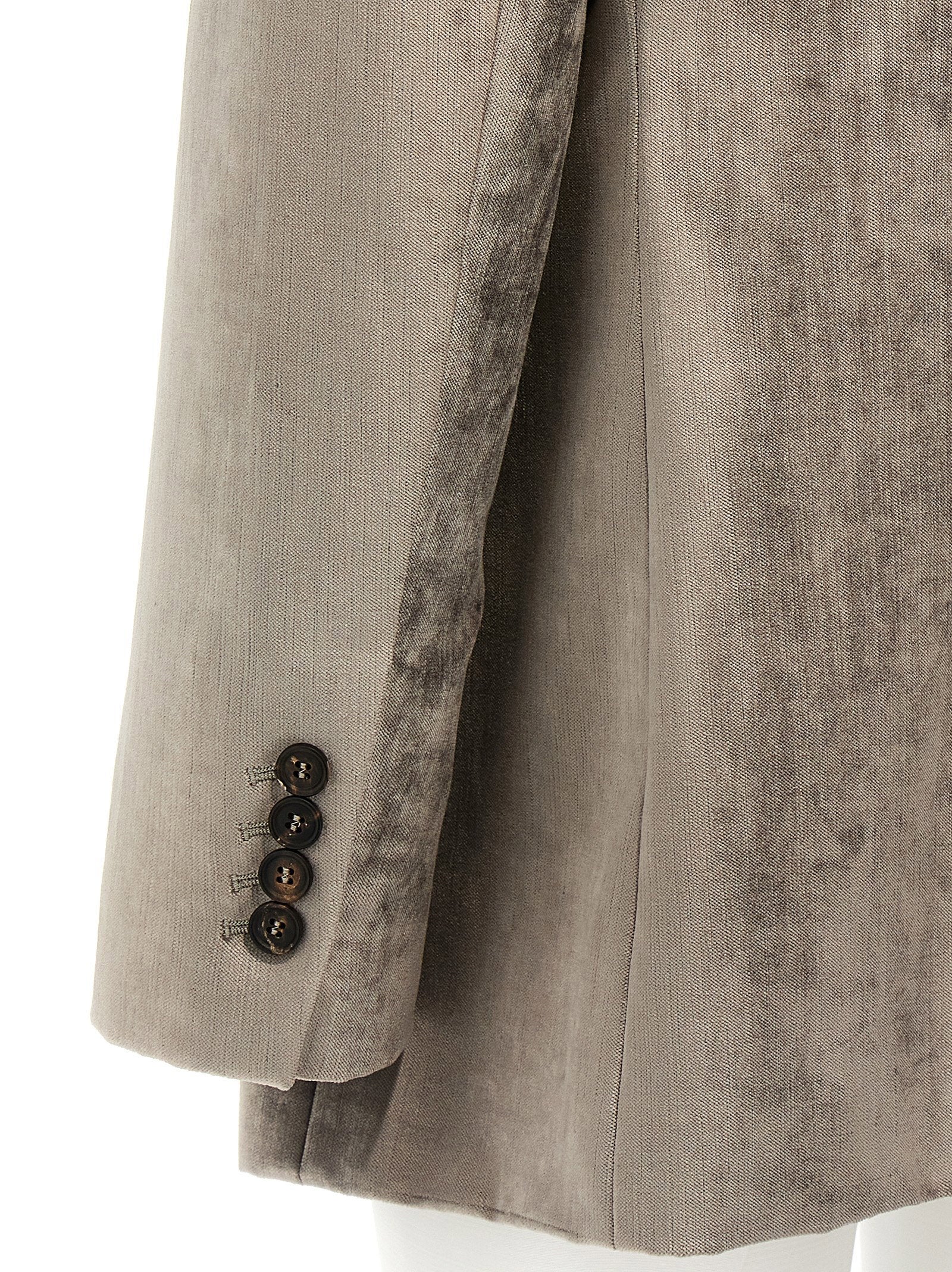 Brunello Cucinelli Women's Single-Breasted Chenille Blazer