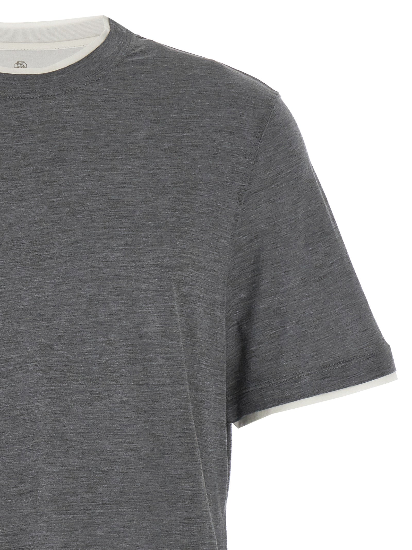 Brunello Cucinelli Men's Layered T-Shirt