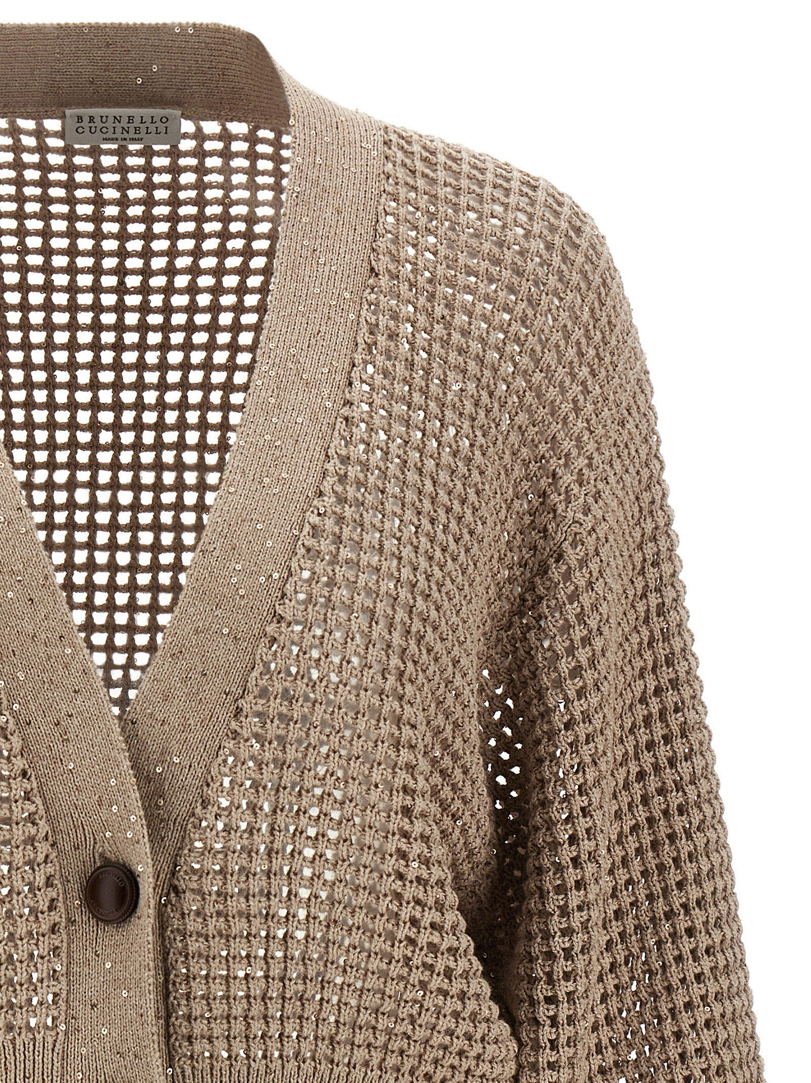 Brunello Cucinelli Women's Cadrigan Sequin Mesh