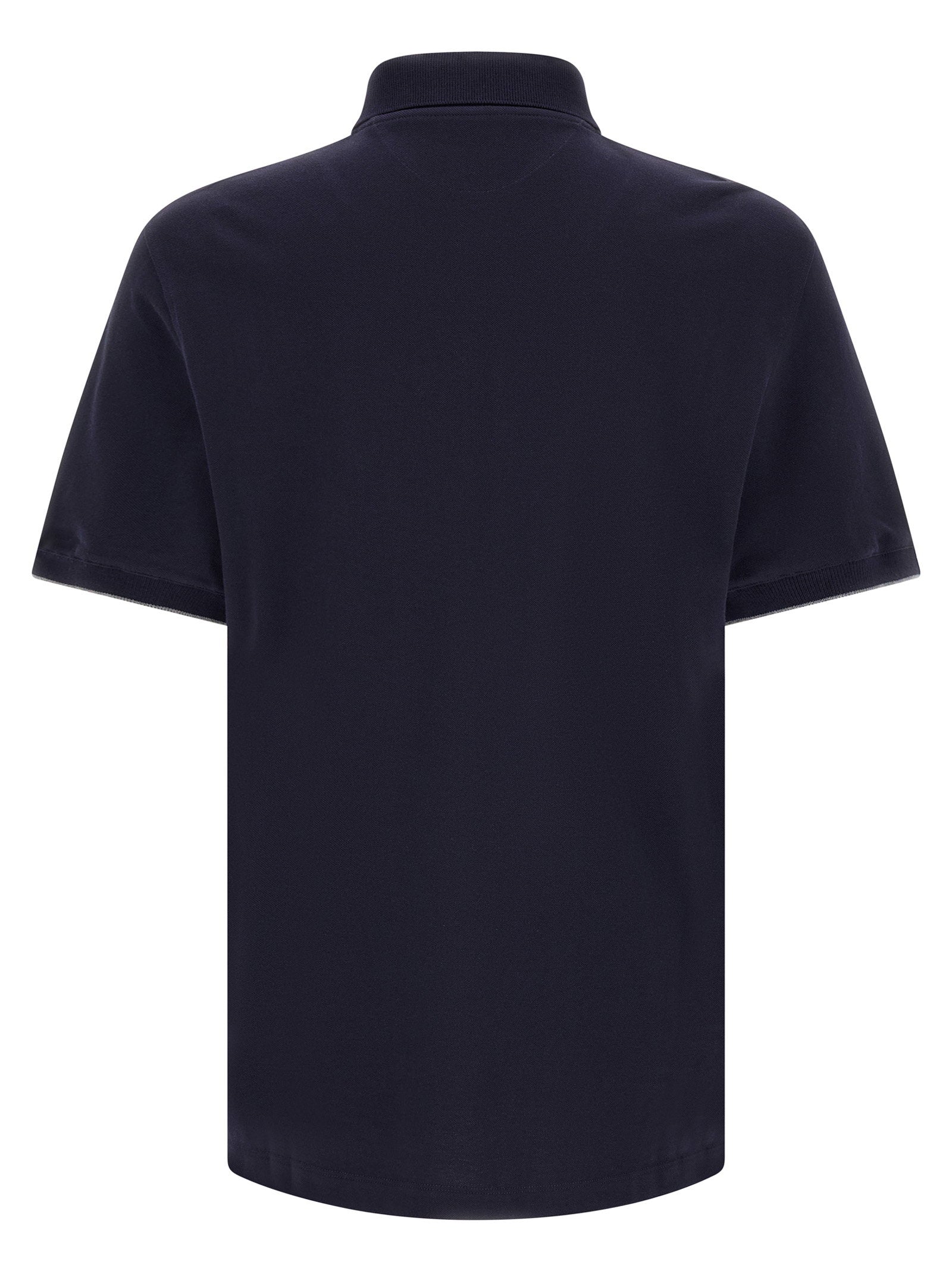 Brunello Cucinelli Men's Logo Piqué Polo Shirt