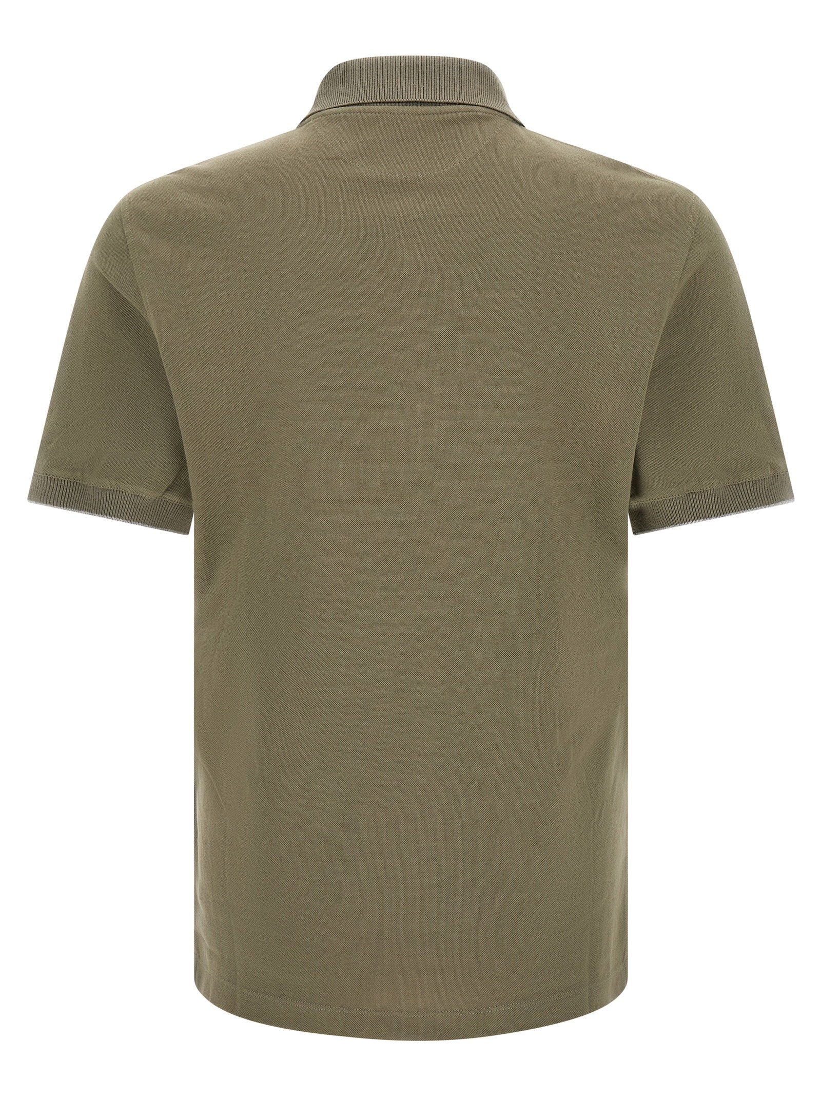 Brunello Cucinelli Men's Logo Piqué Polo Shirt