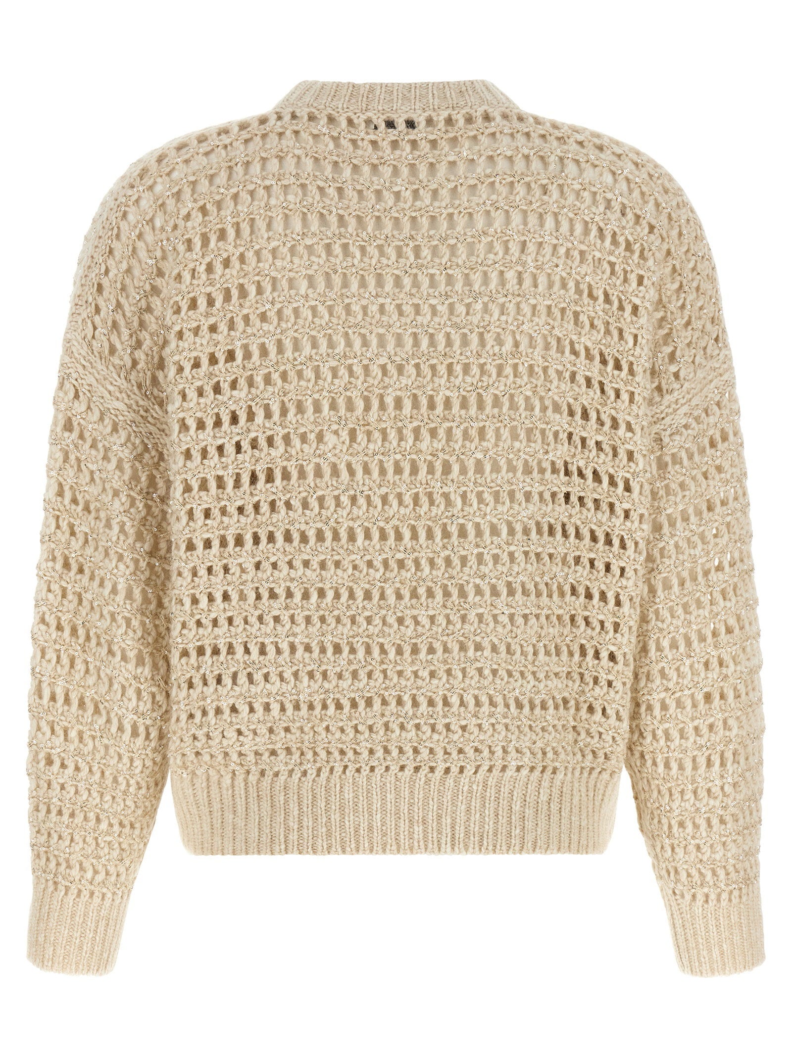 Brunello Cucinelli Women's Dazzling Braids Sweater