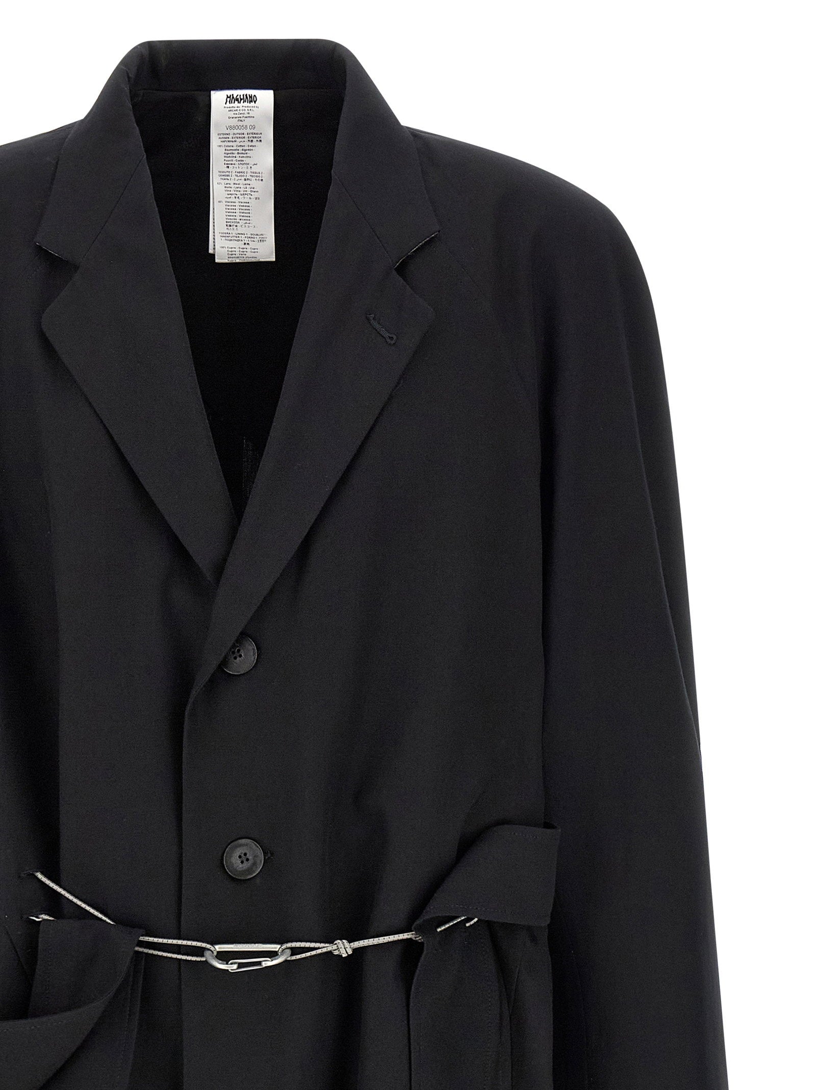 Magliano Men's Raglan Chic Realease Trench Coat