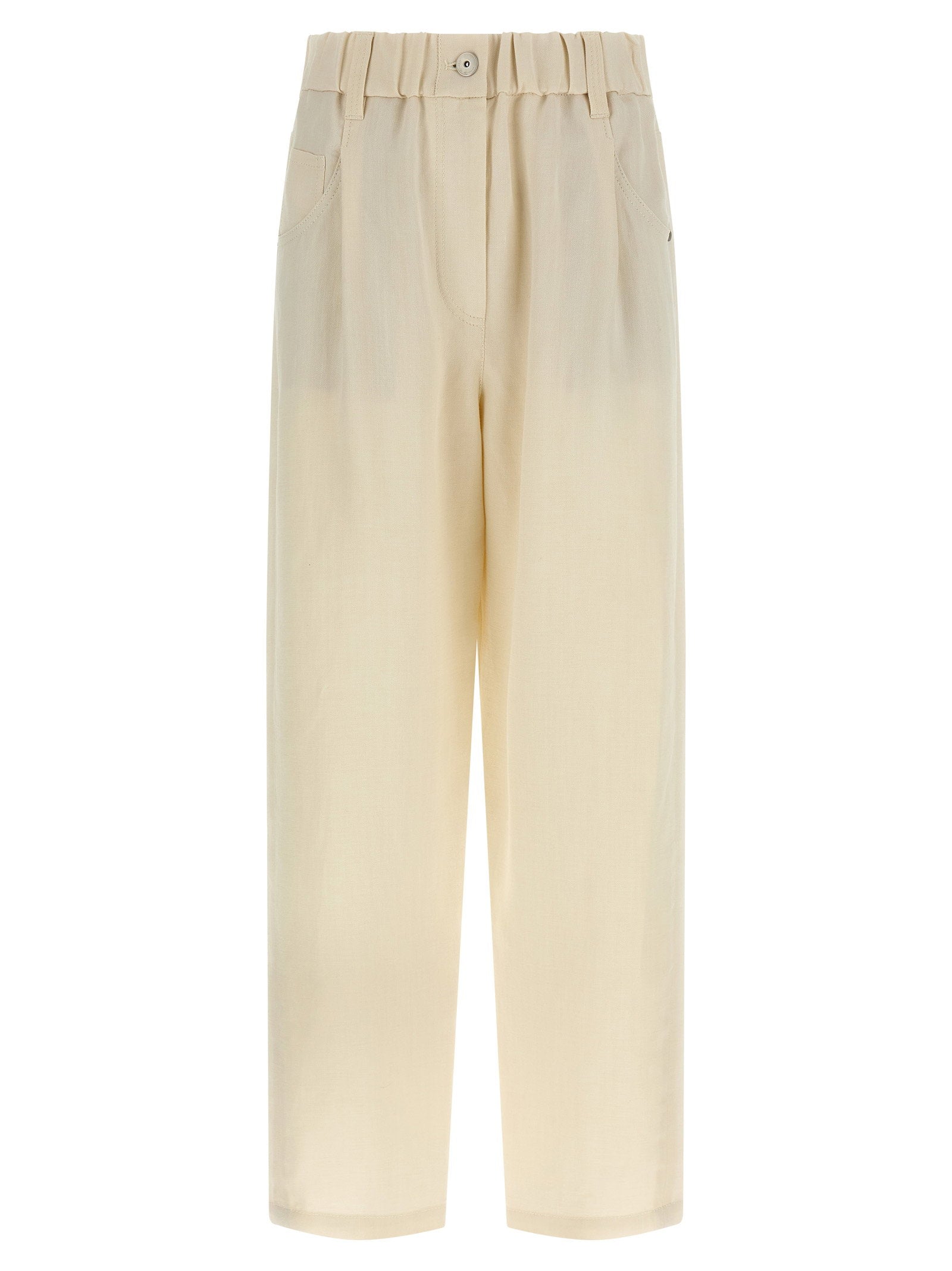 Brunello Cucinelli Women's Linen Trousers