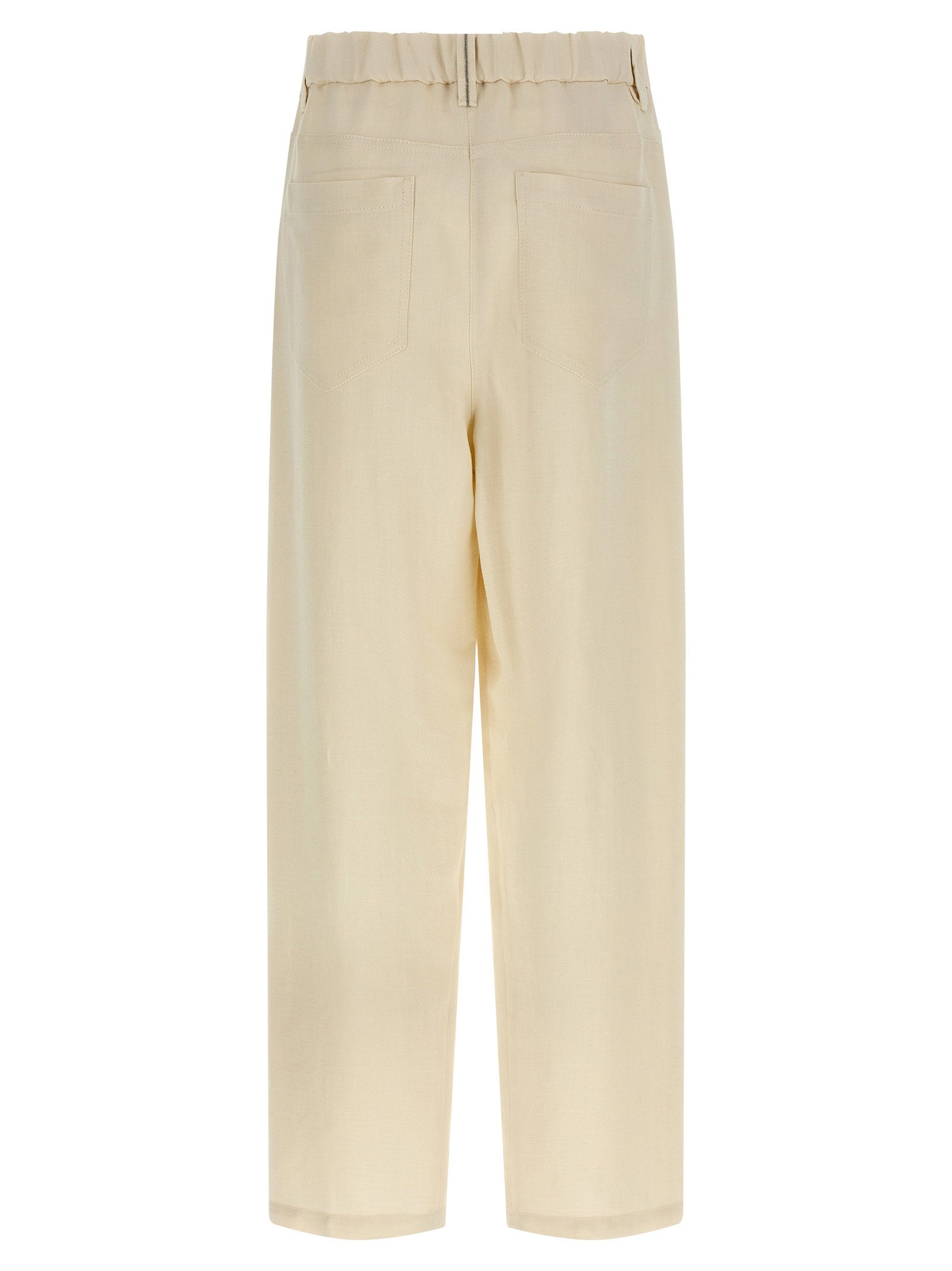 Brunello Cucinelli Women's Linen Trousers