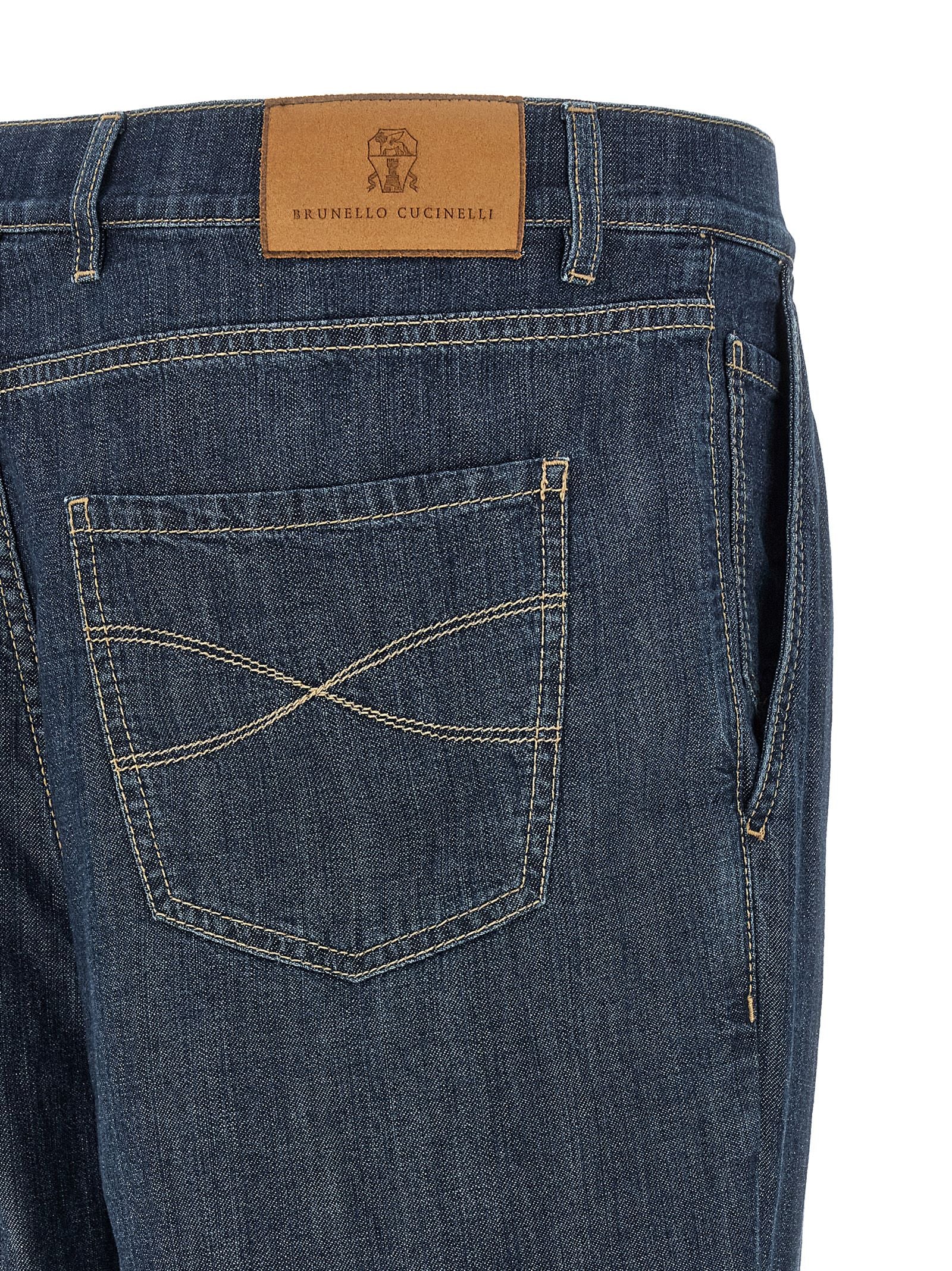 Brunello Cucinelli Men's Denim Pants
