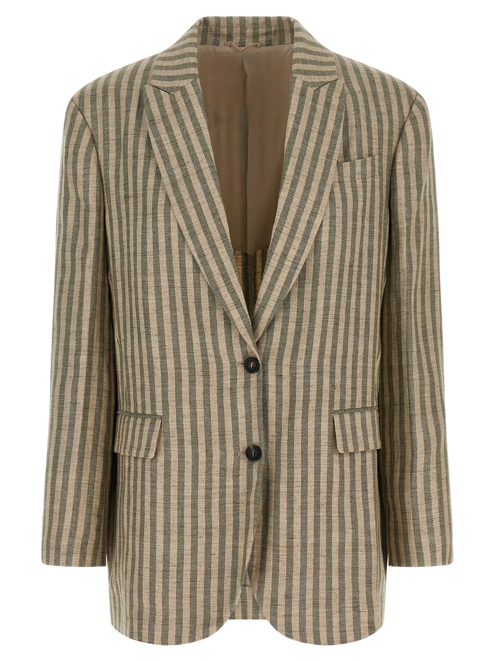 Brunello Cucinelli Women's Striped Blazer
