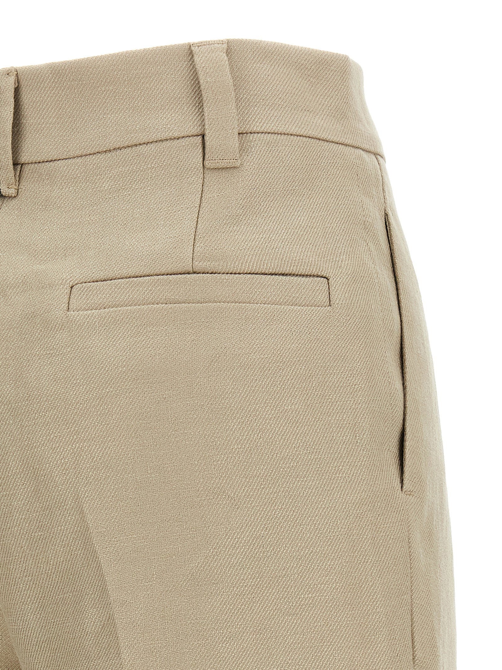 Brunello Cucinelli Women's Linen Trousers
