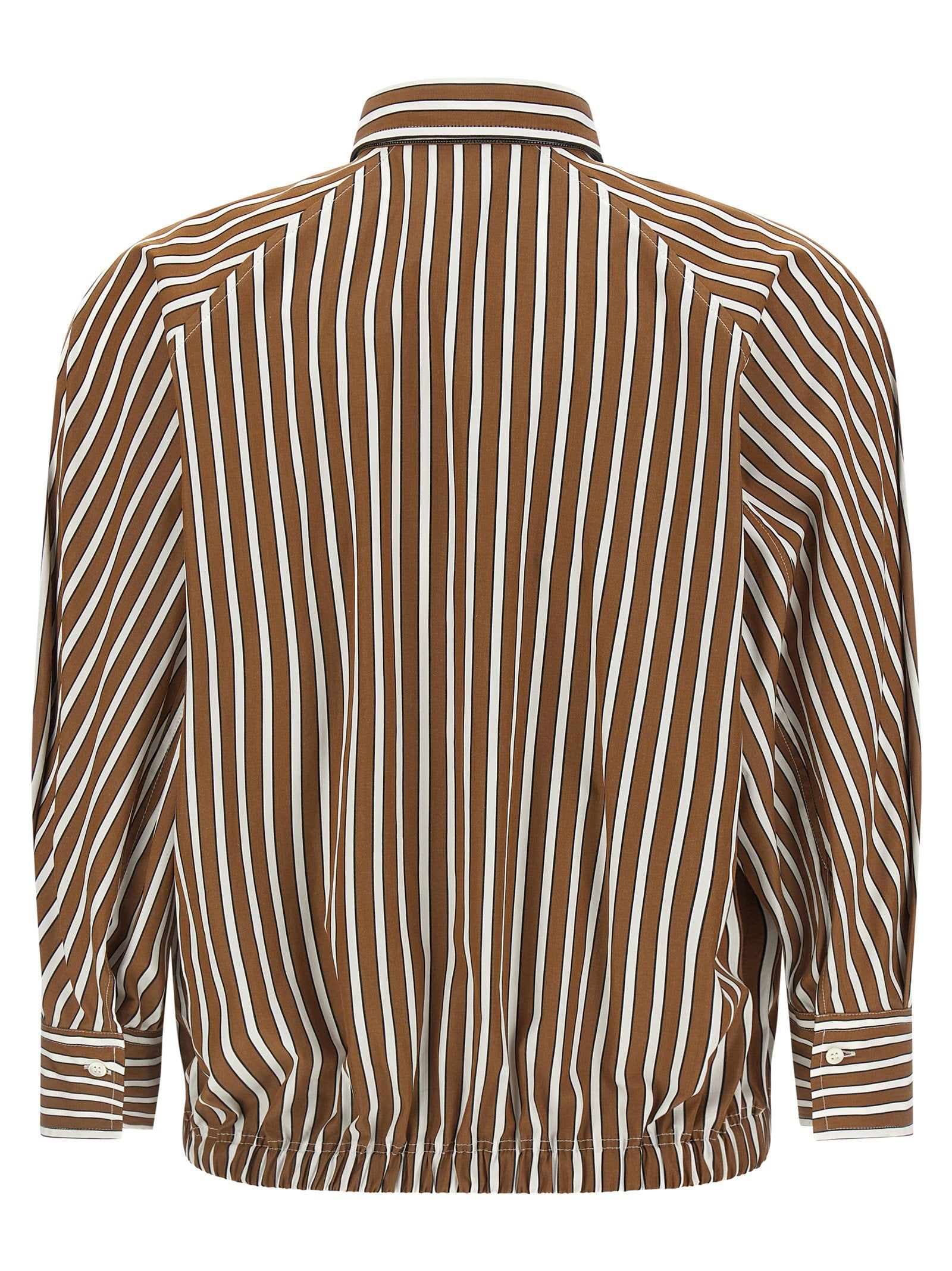 Brunello Cucinelli Women's Shadow Striped Shirt
