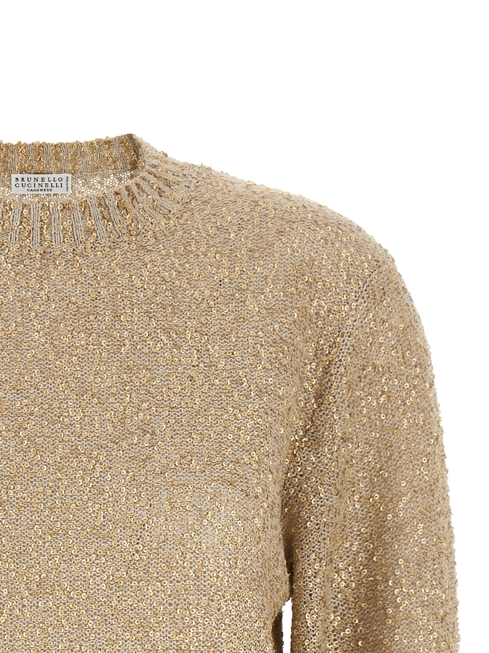 Brunello Cucinelli Women's Micro Sequin Sweater