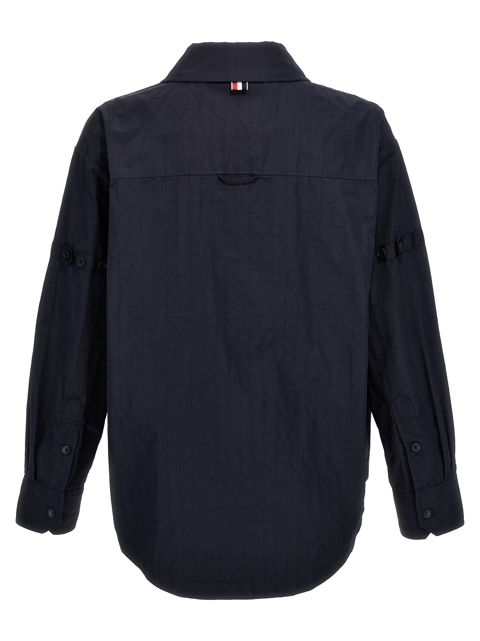 Thom Browne Men's Snap Front Overshirt
