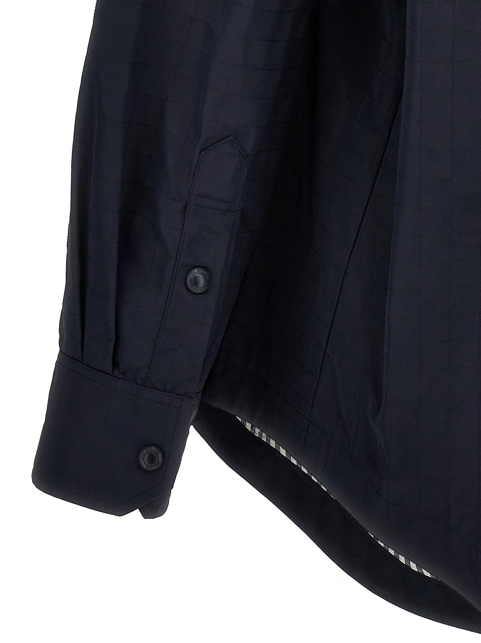 Thom Browne Men's Snap Front Overshirt