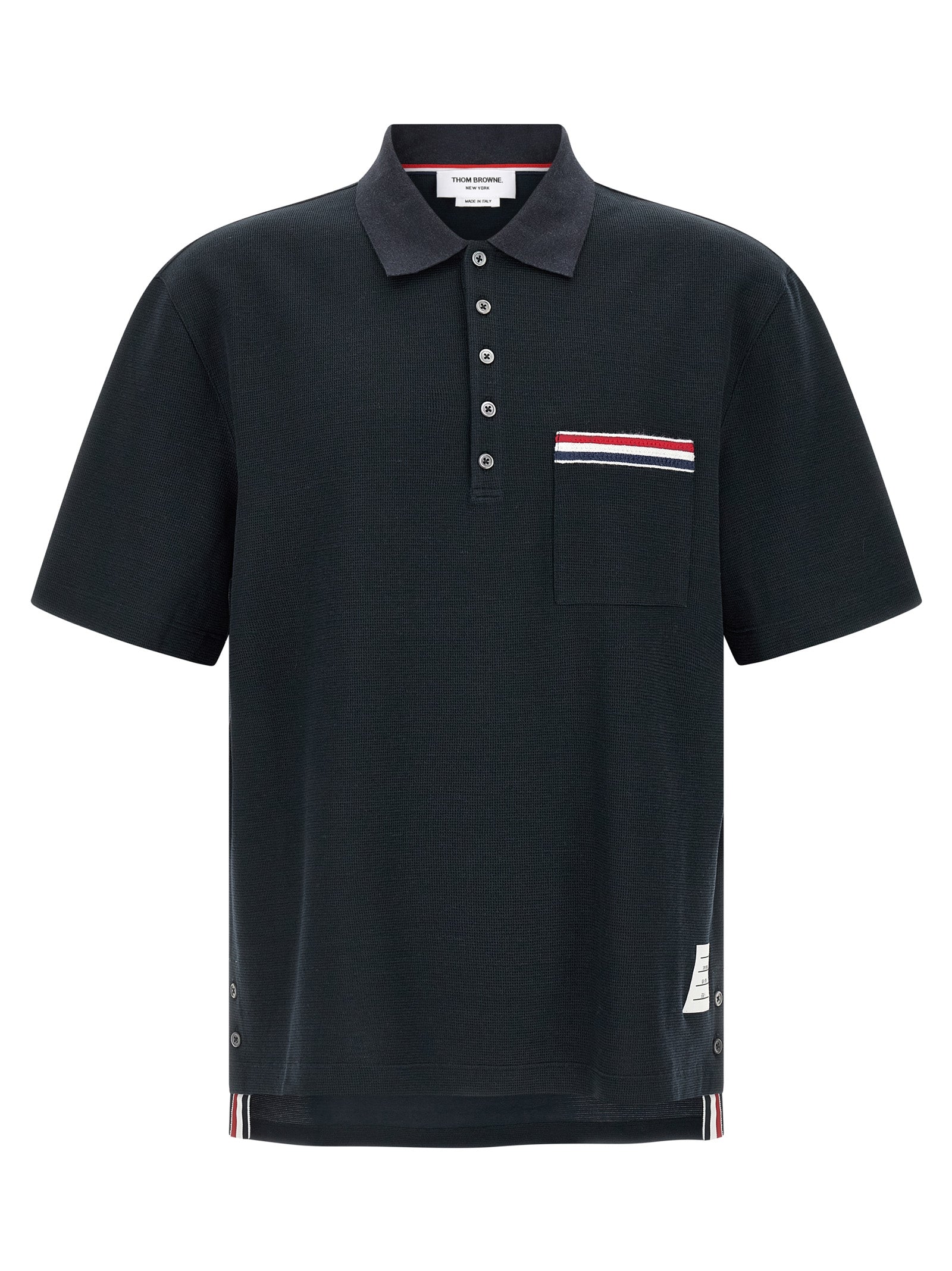 Thom Browne Men's Nastro Rwb Polo Shirt