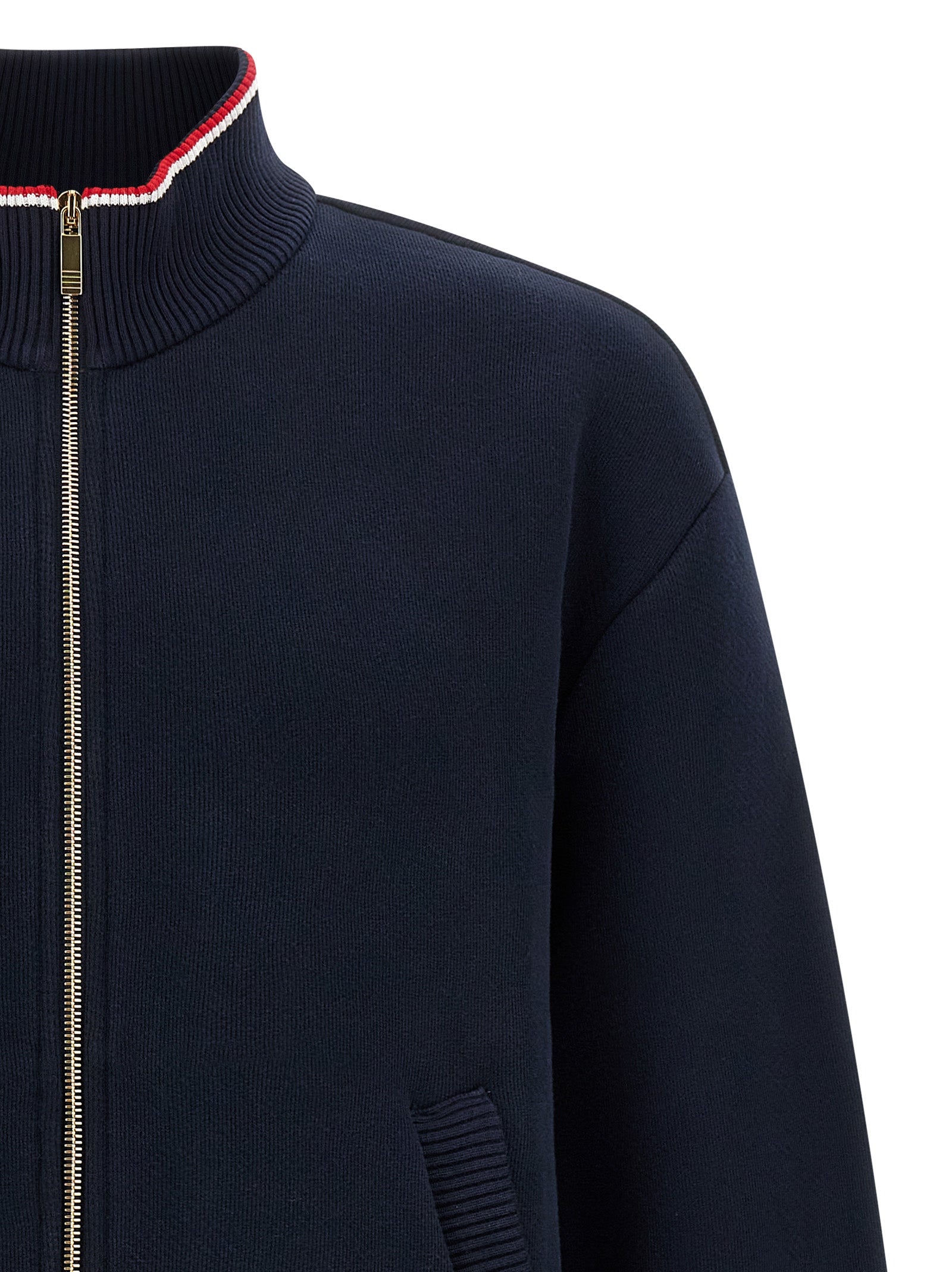 Thom Browne Men's Rwb Piping Sweatshirt