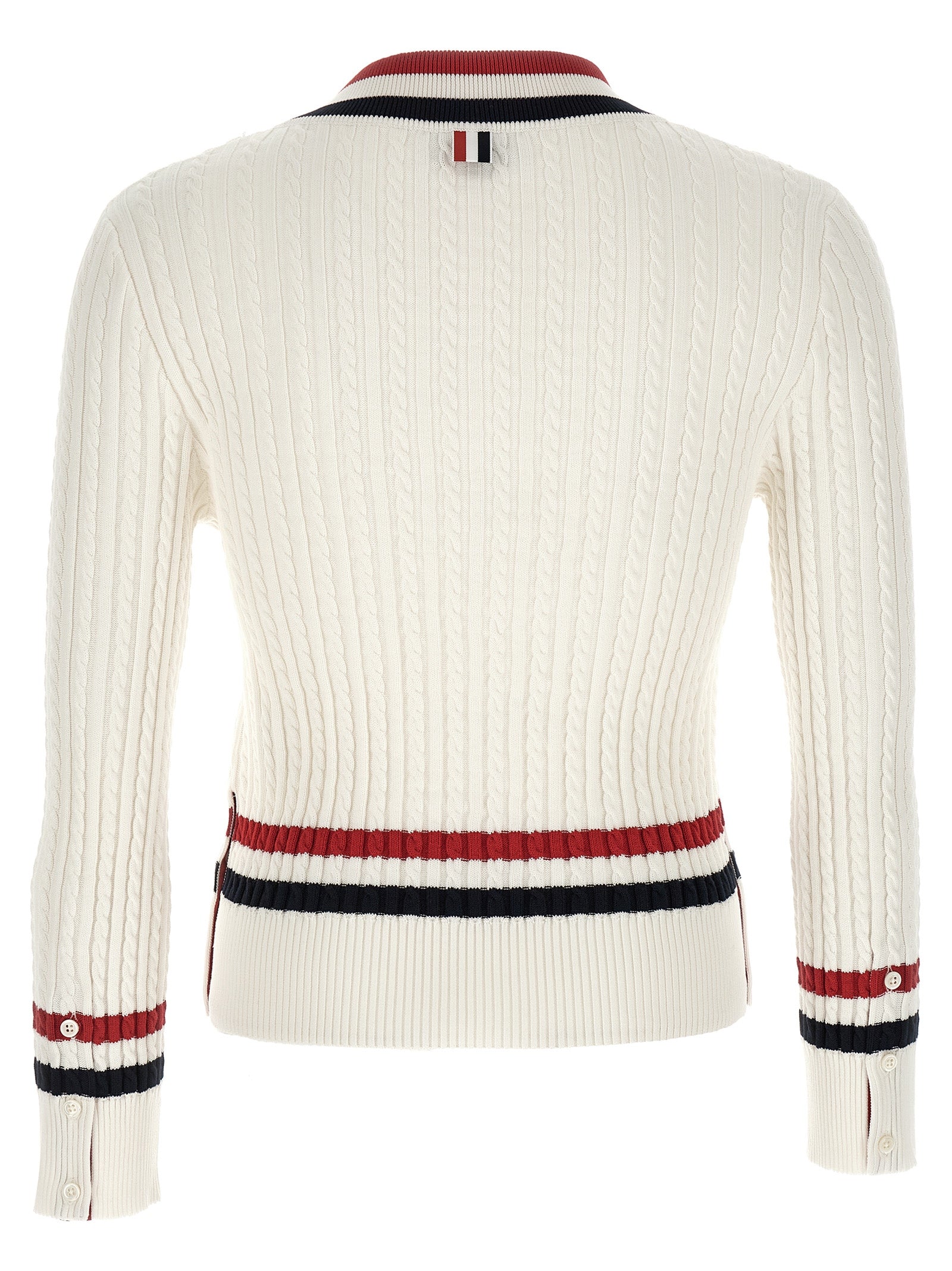 Thom Browne Men's Rwb Intarsia Sweater
