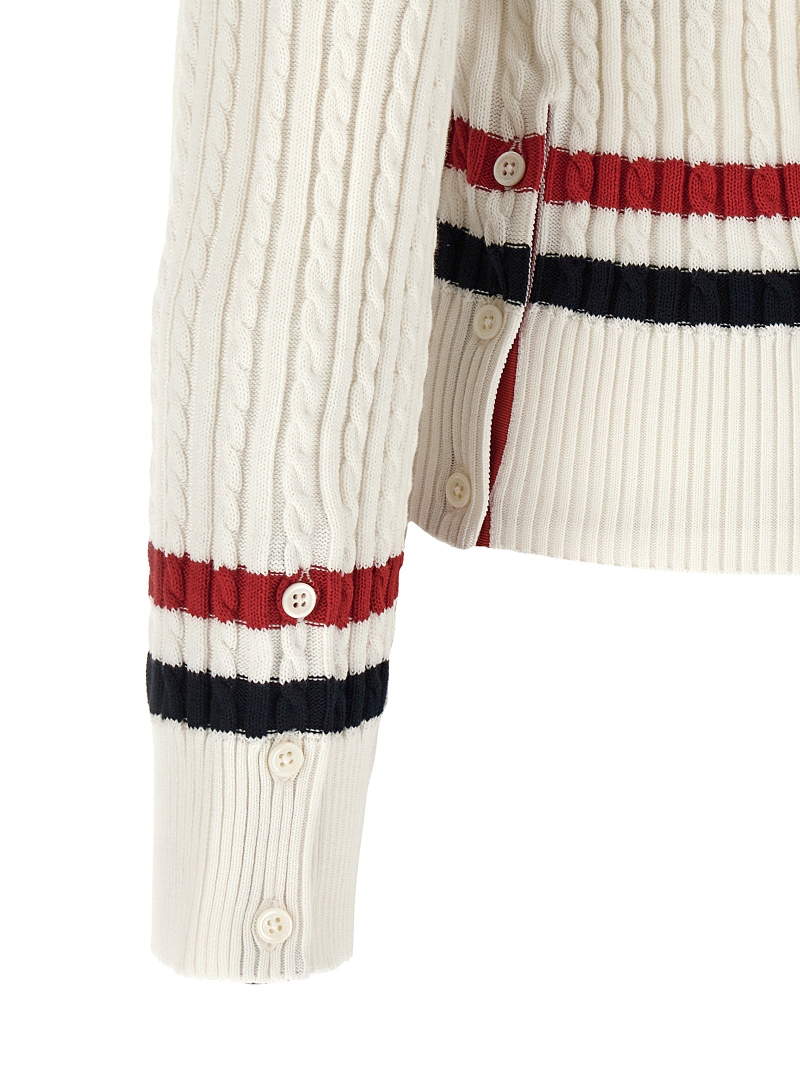 Thom Browne Men's Rwb Intarsia Sweater