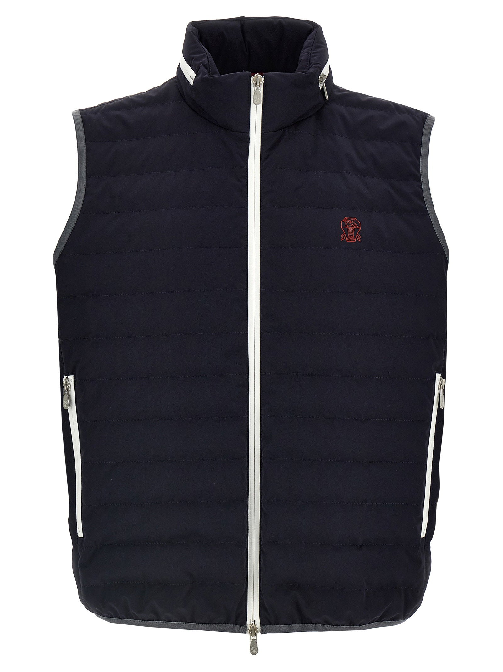 Brunello Cucinelli Men's Logo Vest