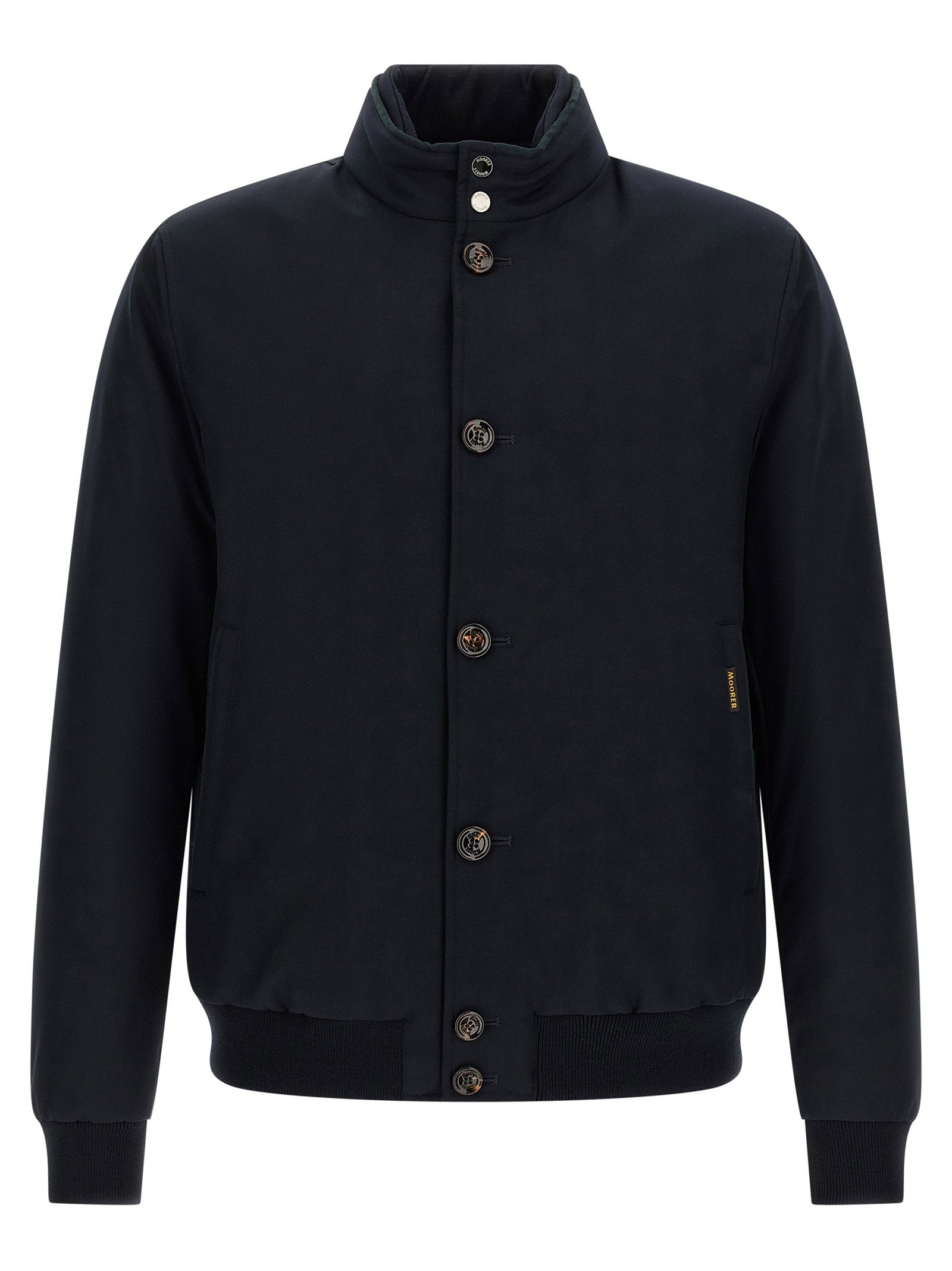 Moorer Men's Janos Bomber Jacket - Acqua Line
