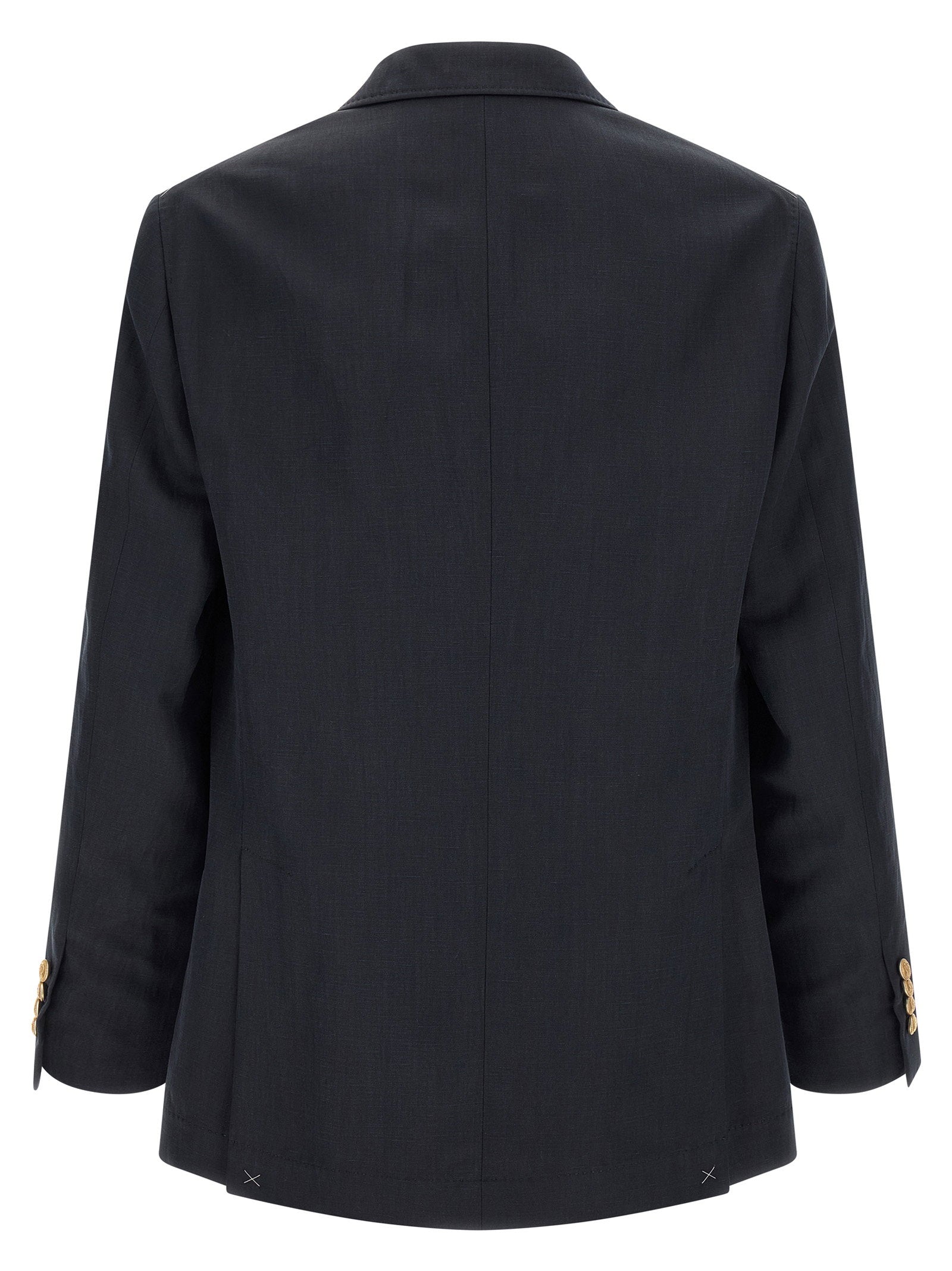 Brunello Cucinelli Men's Silk Twill And Linen Délavé Blazer