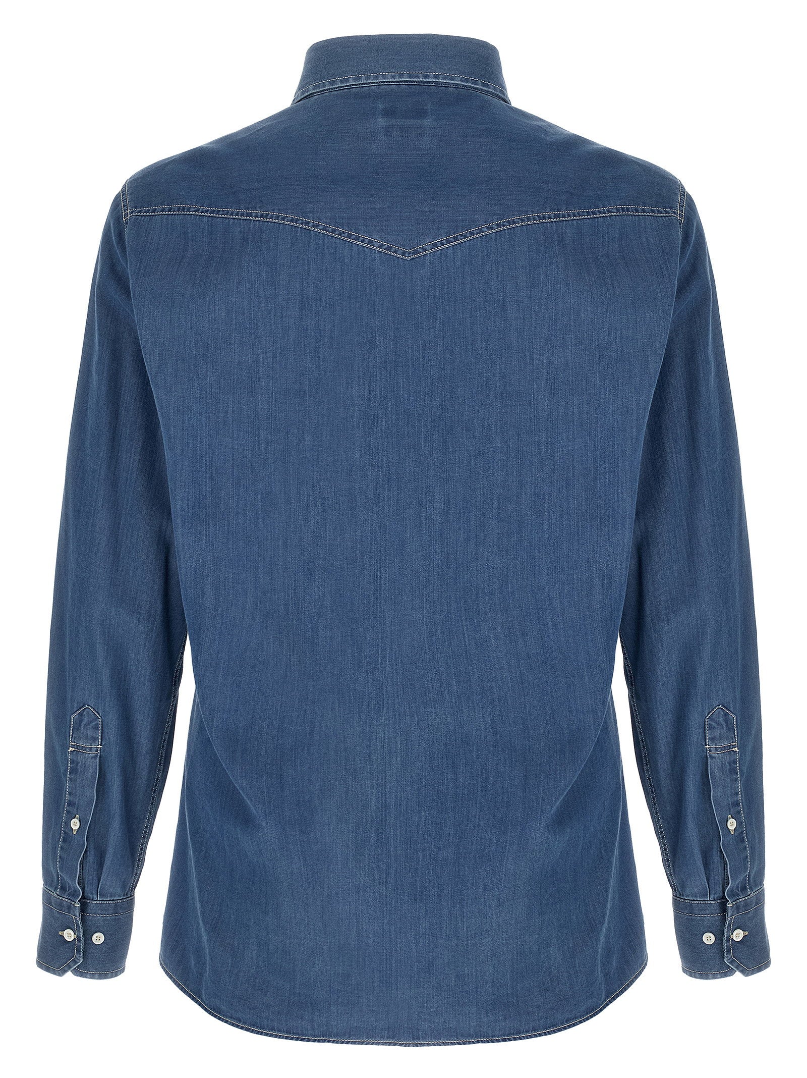 Brunello Cucinelli Men's Texan Shirt