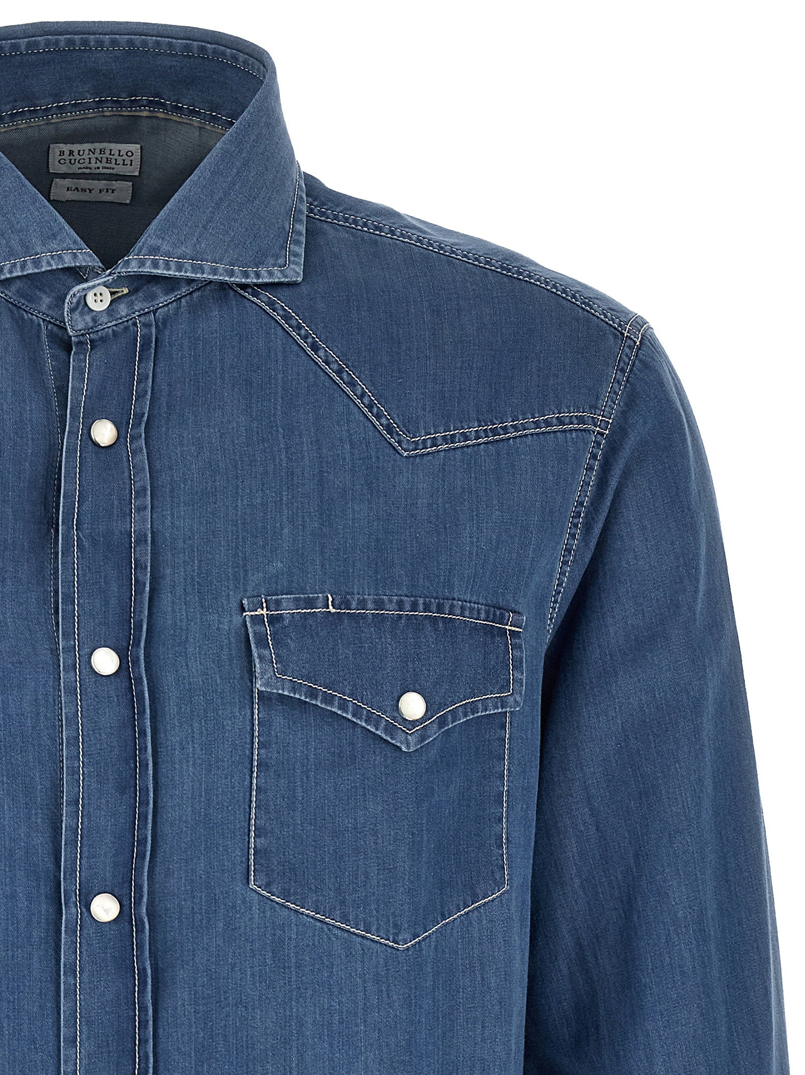Brunello Cucinelli Men's Texan Shirt