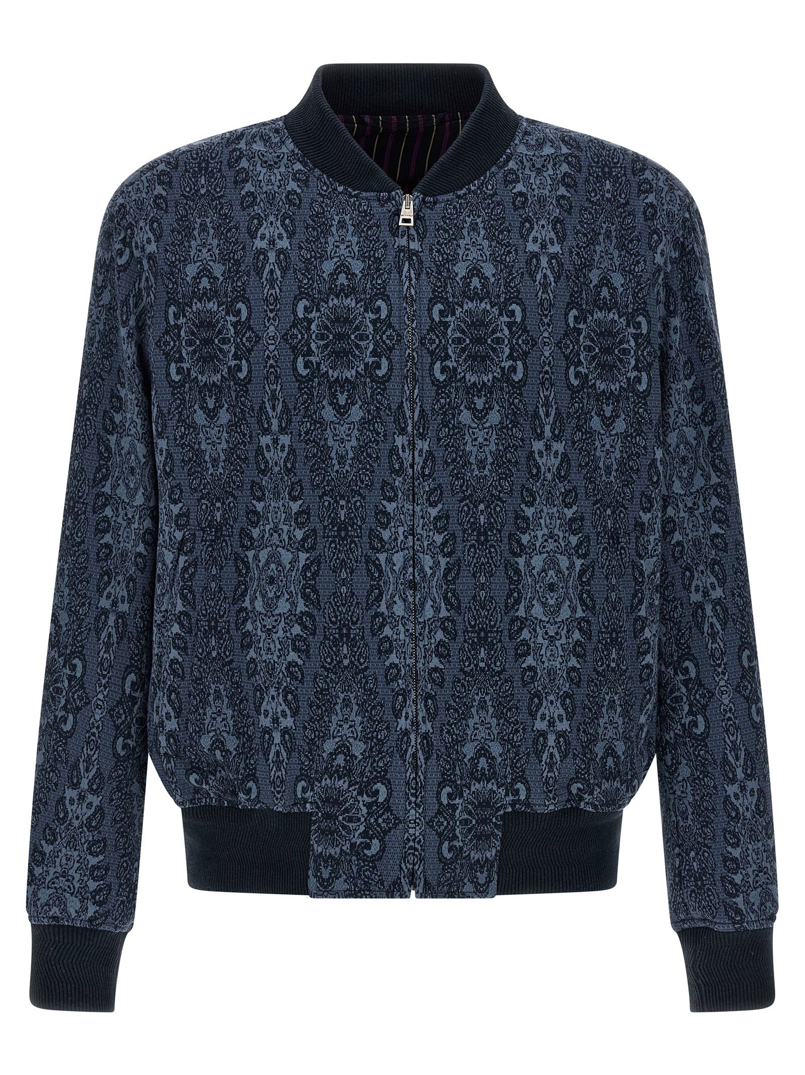 Etro Men's Jacquard Bomber Jacket