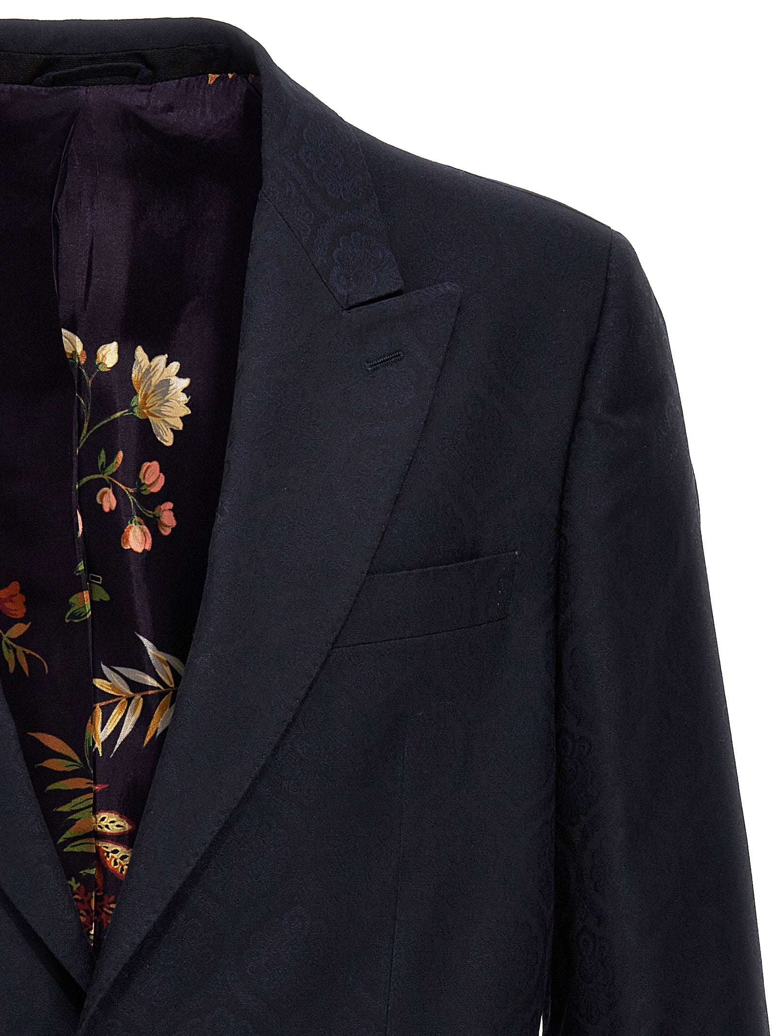 Etro Men's Single-Breasted Jacquard Blazer
