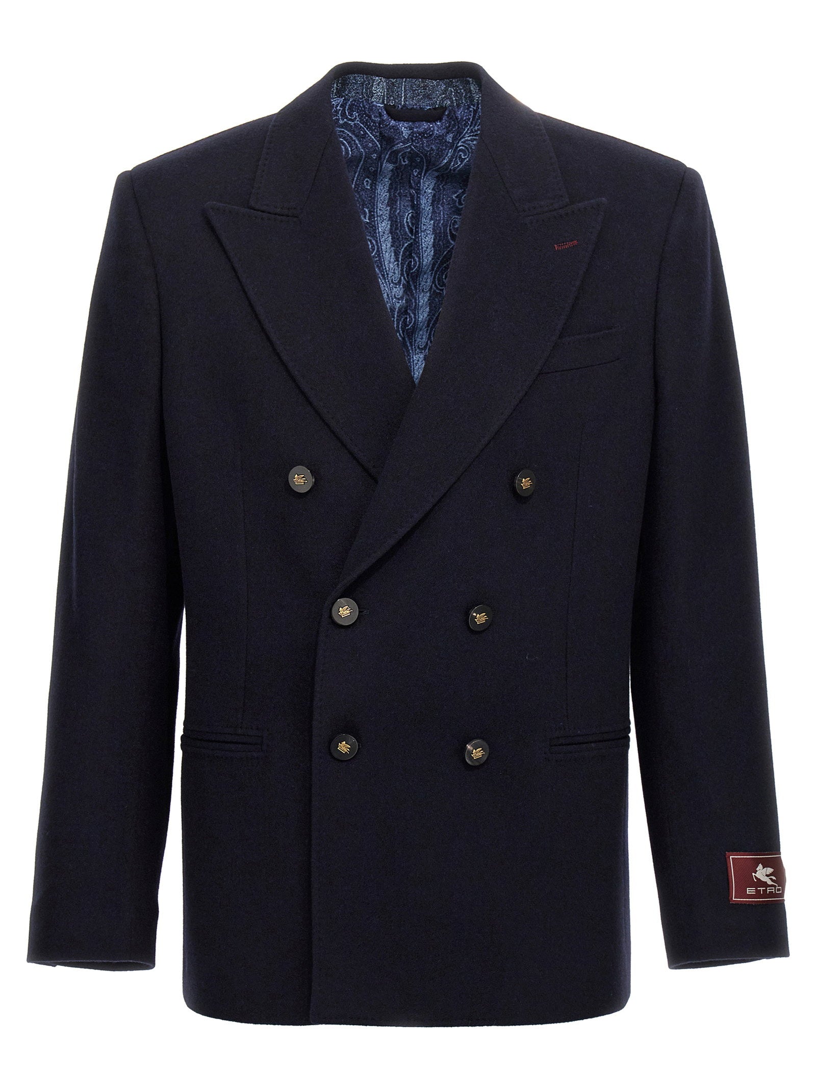 Etro Men's Decorative Basting Blazer
