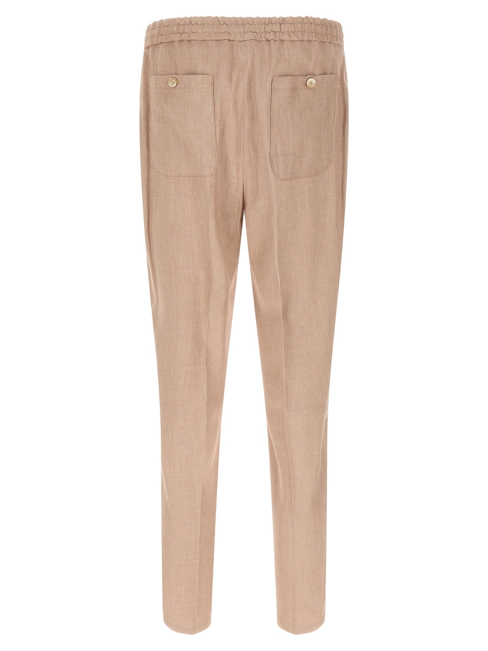 Etro Men's Flamed Linen Joggers
