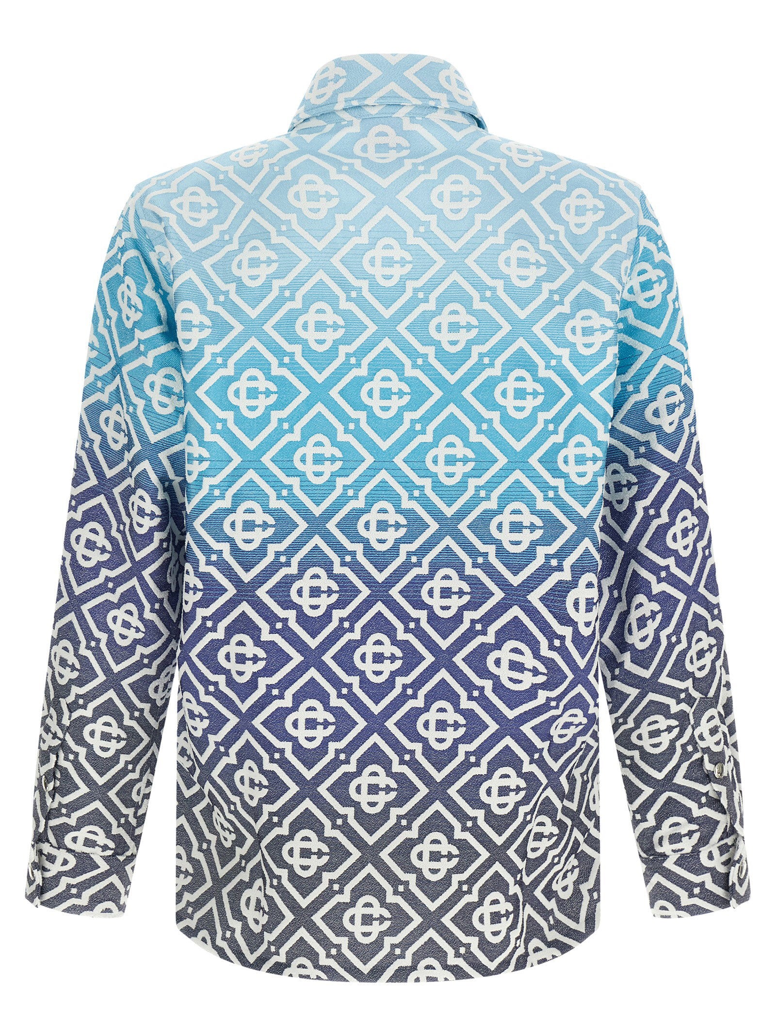 Casablanca Men's Shacket Monogram Gradient Jacquard
