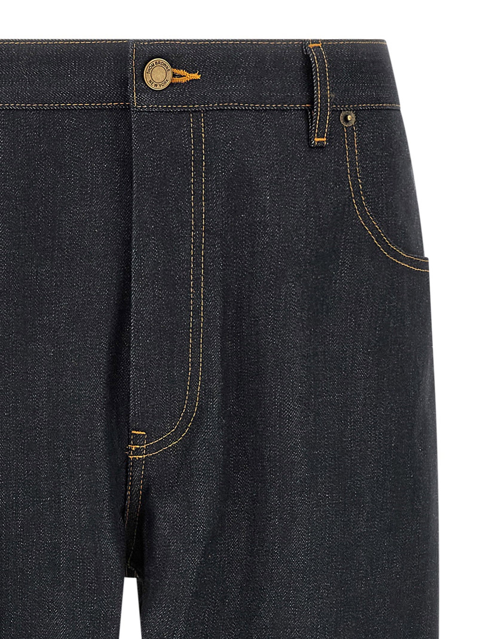 Thom Browne Men's Japanese Selvedge Denim Jeans