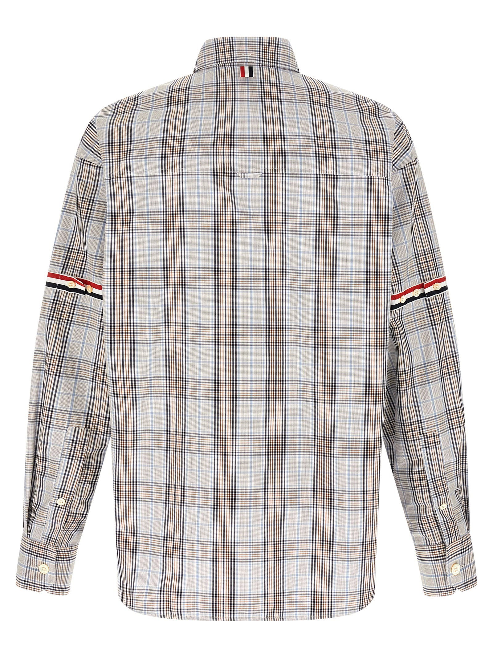 Thom Browne Men's Oversized Rwb Shirt