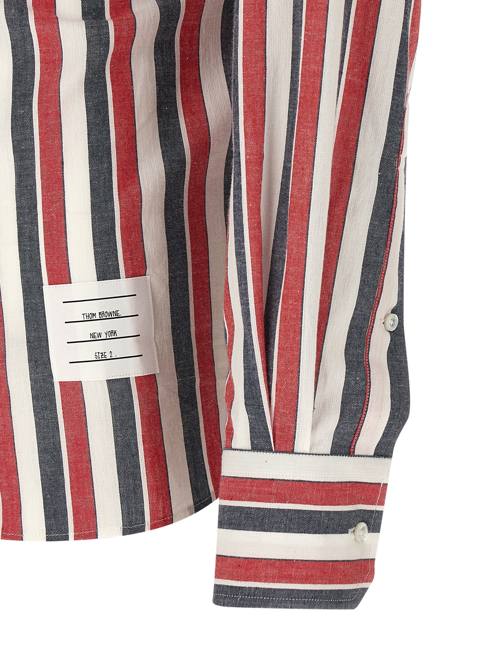 Thom Browne Men's Madras Cotton Shirt