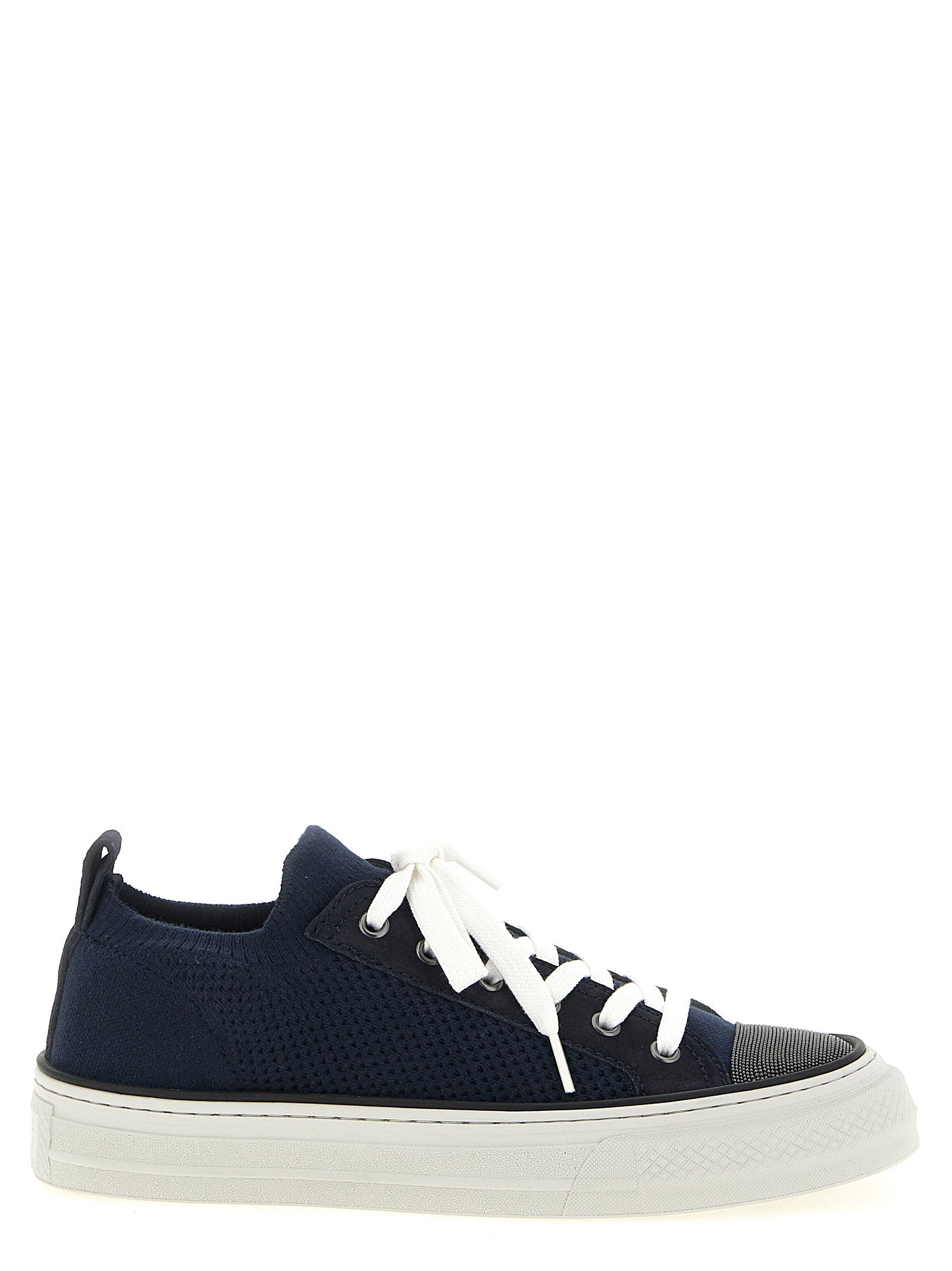 Brunello Cucinelli Women's Precious Toe Sneakers